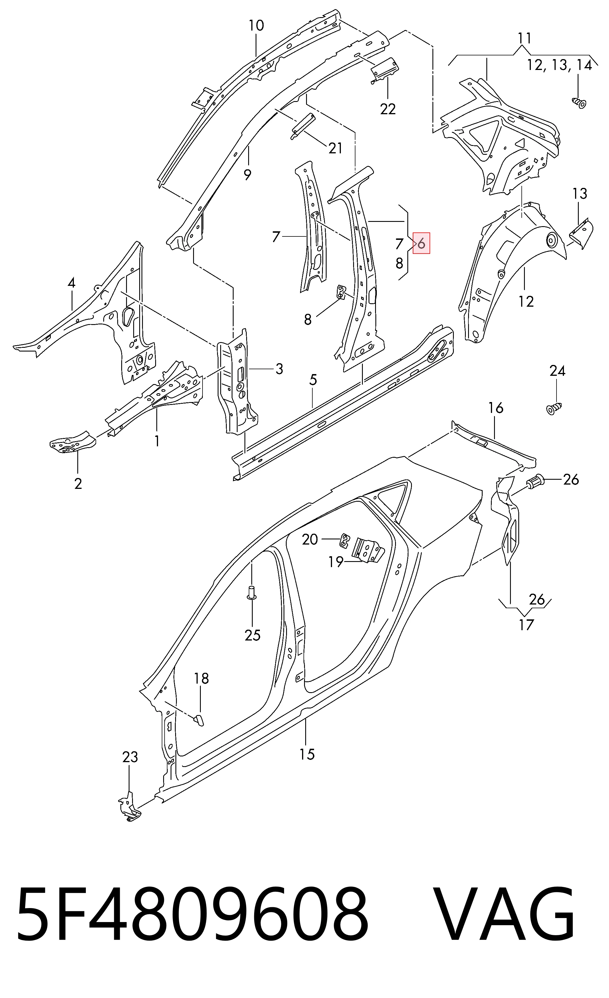 5F4809608 VAG