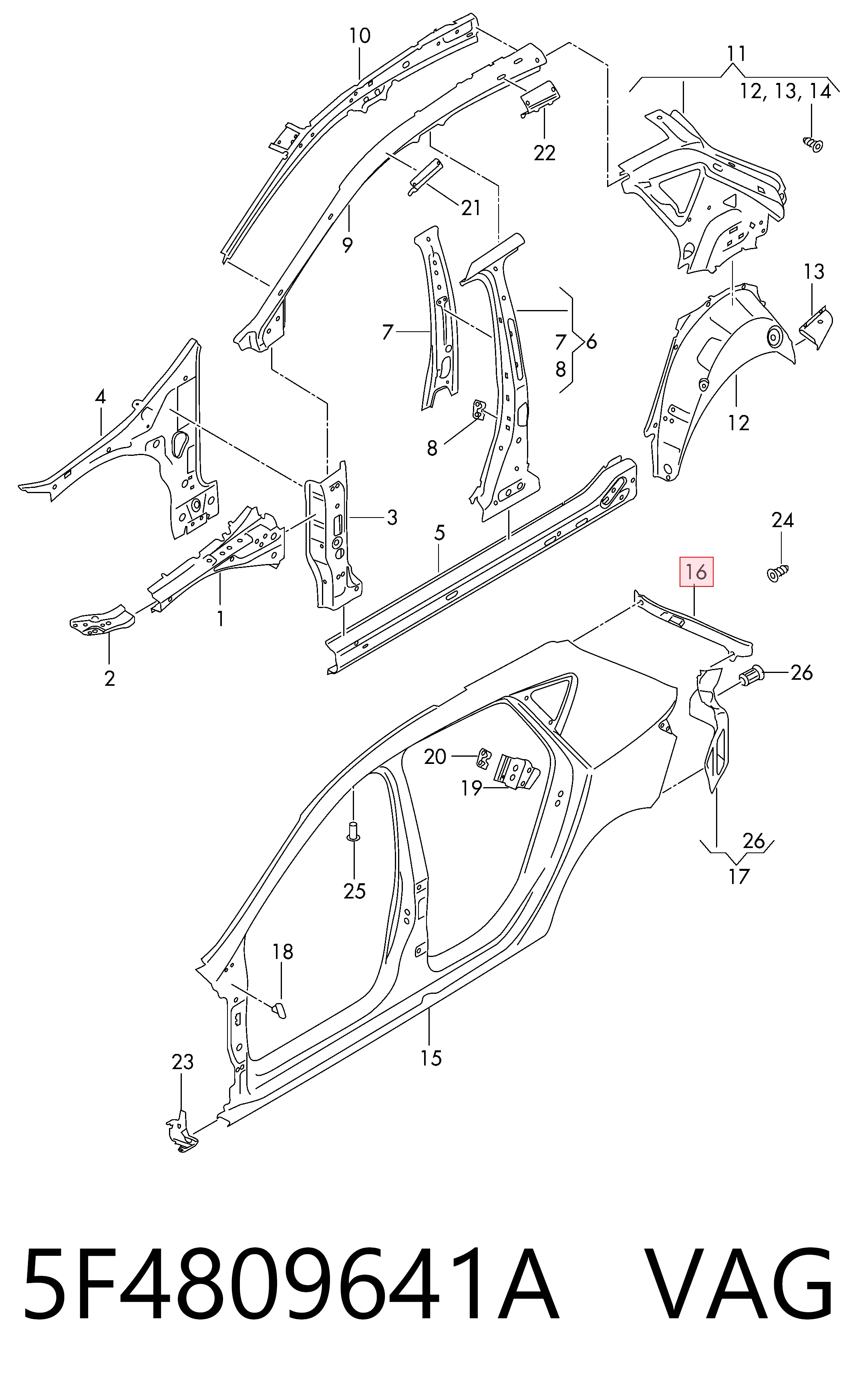 5F4809641A VAG