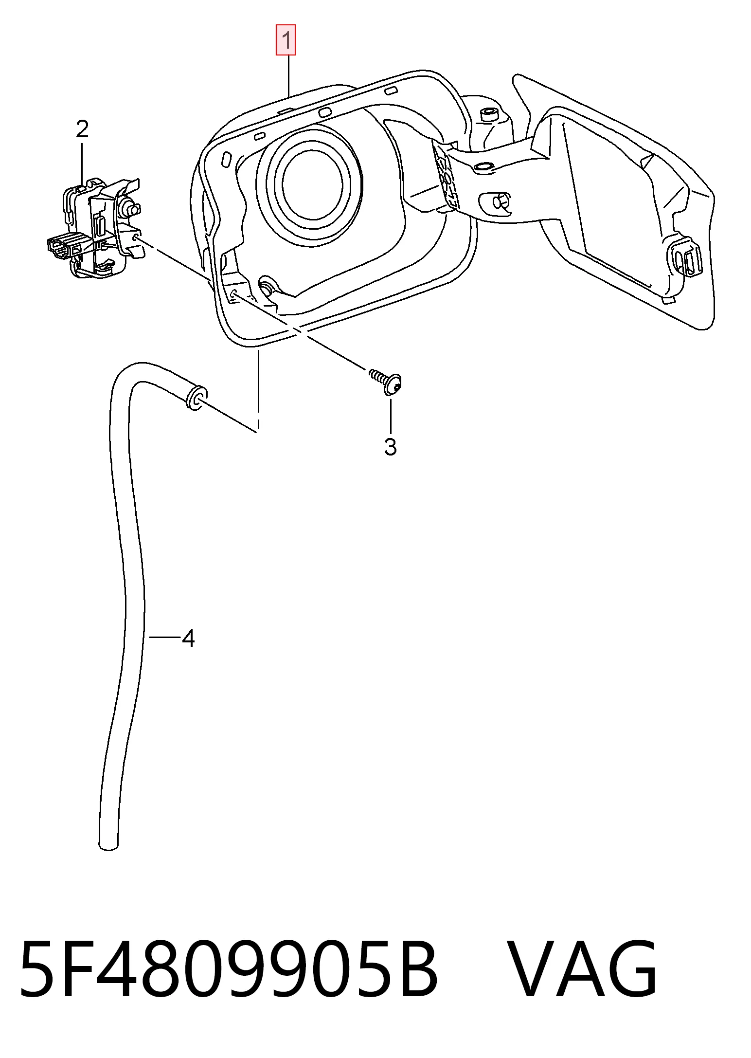 Tapa tanque combustible para Seat Leon III 5F1