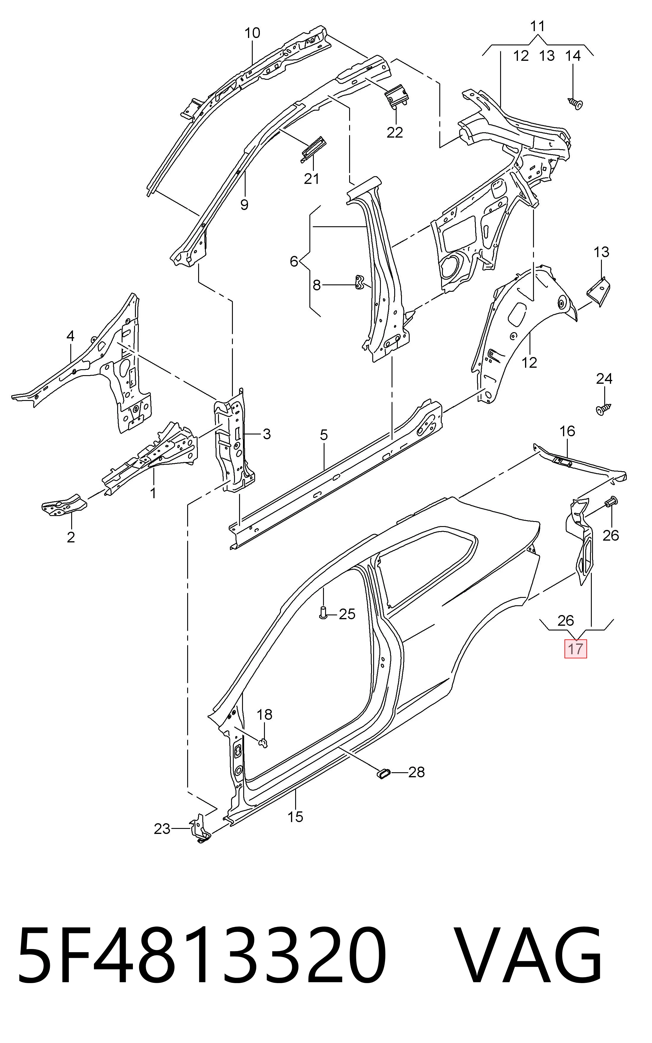 5F4813320 VAG