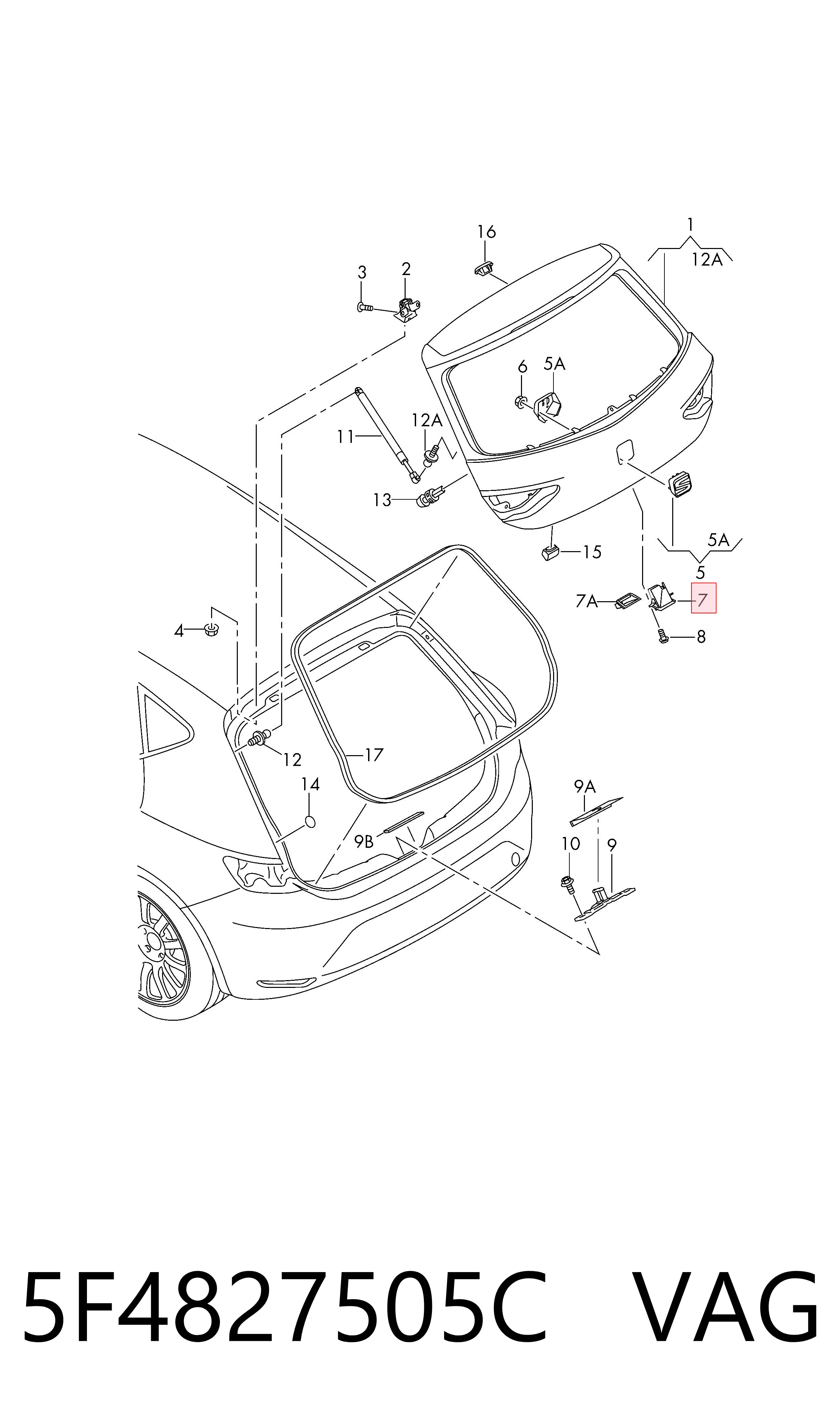 5F4827505C VAG