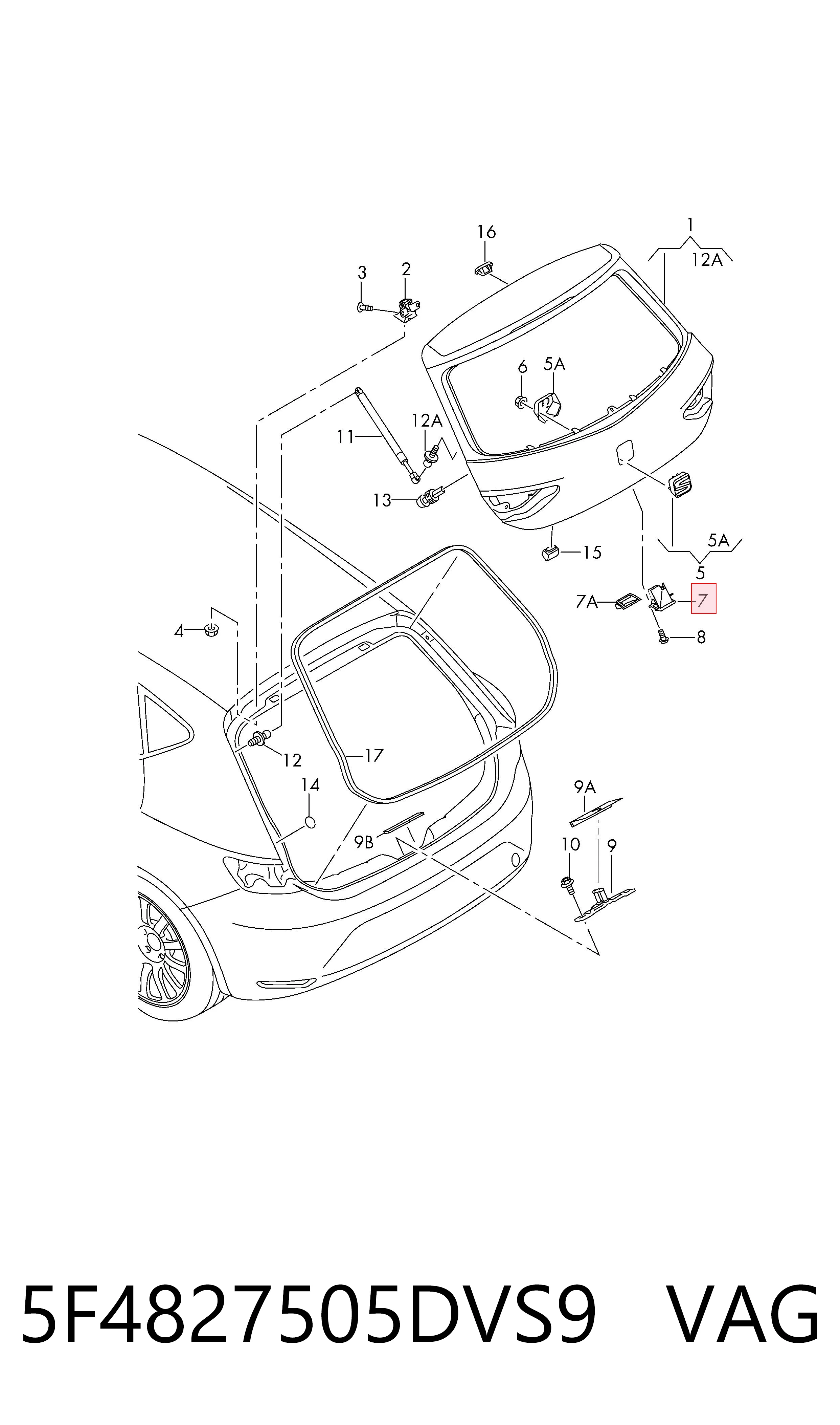 5F4827505DVS9 VAG