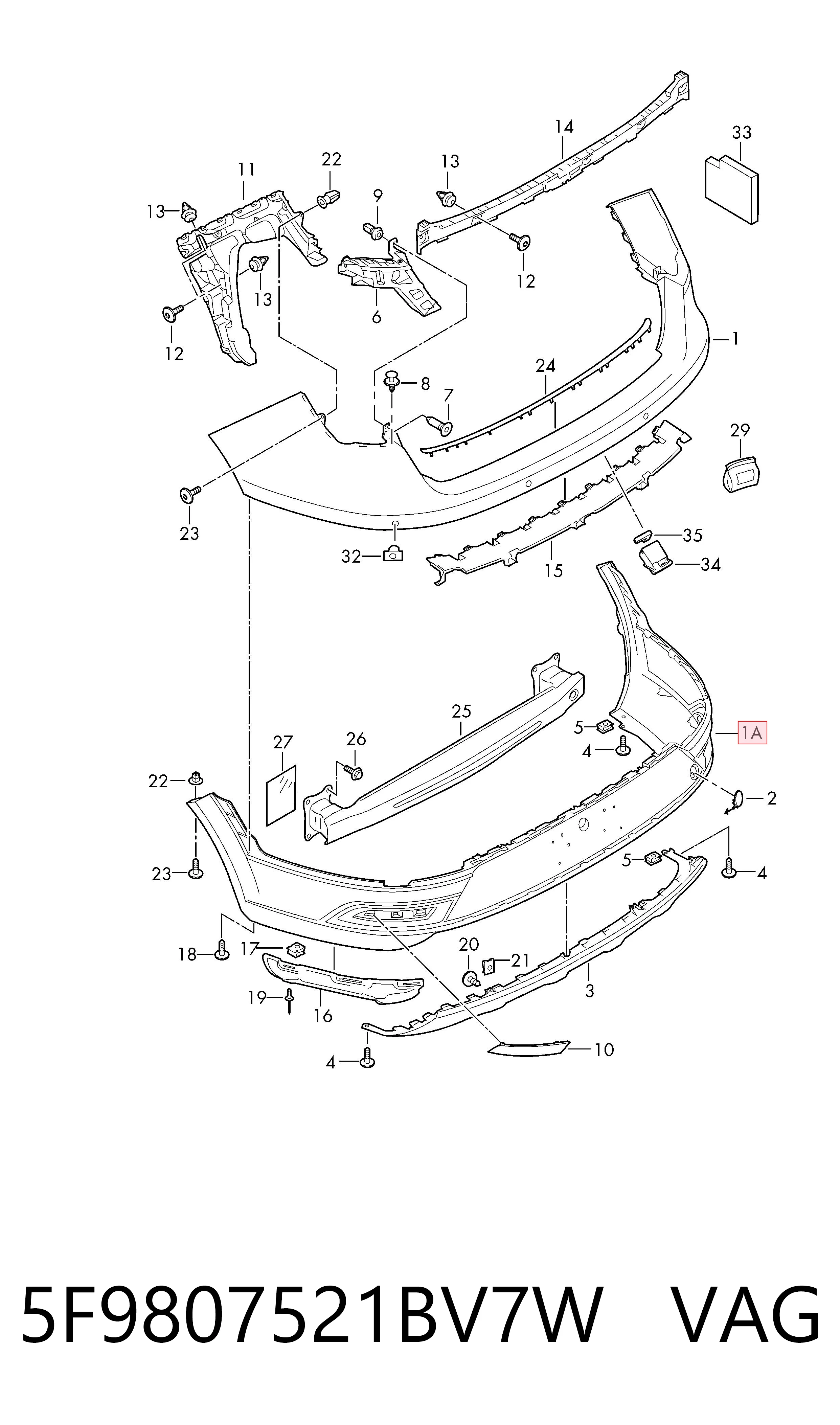 5F9807521BV7W VAG