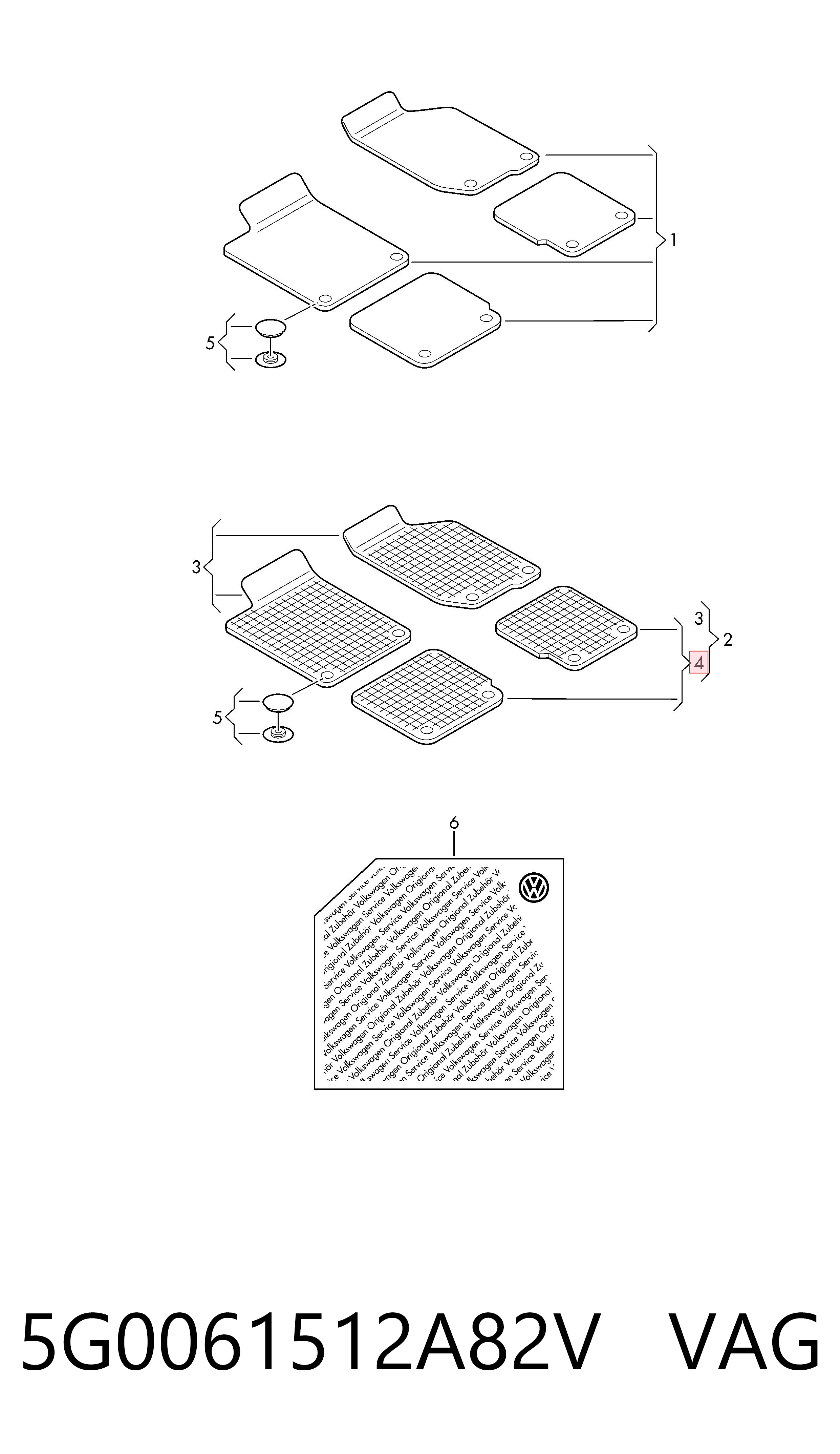 5G0061512A82V VAG