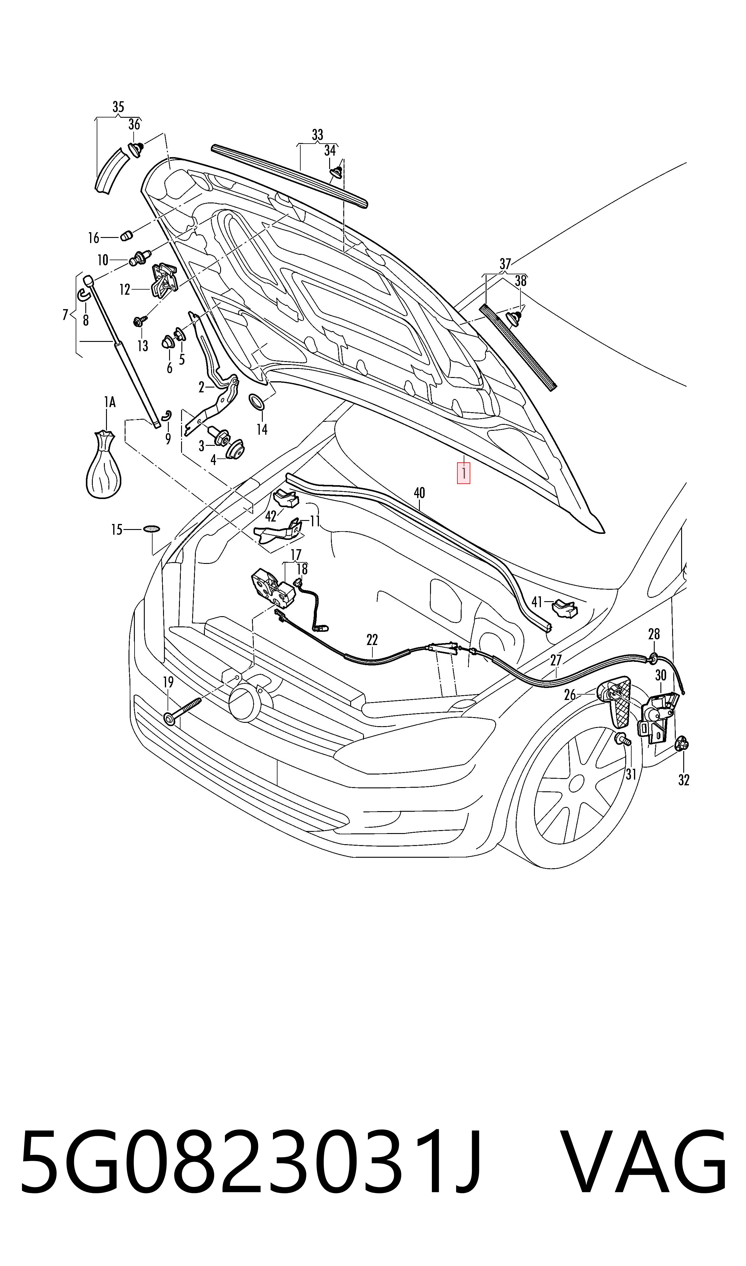 Comprar Capot Golf VII BA5, BV5