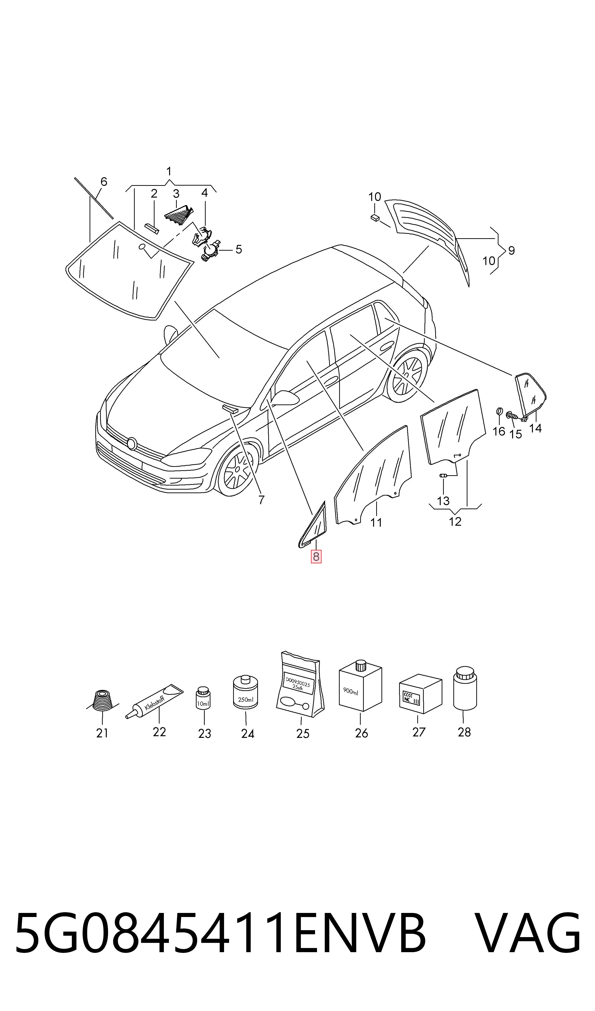 5G0845411ENVB VAG