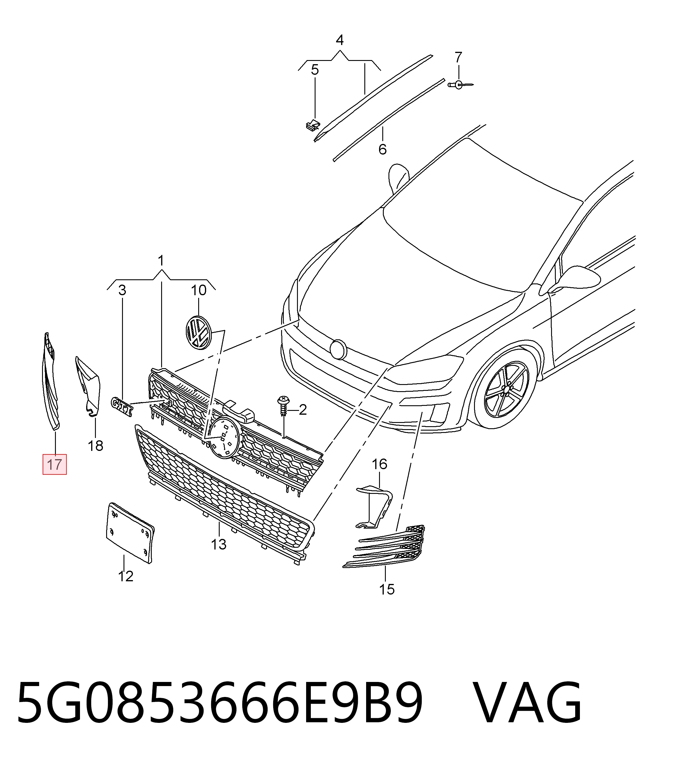 5G0853666E9B9 VAG