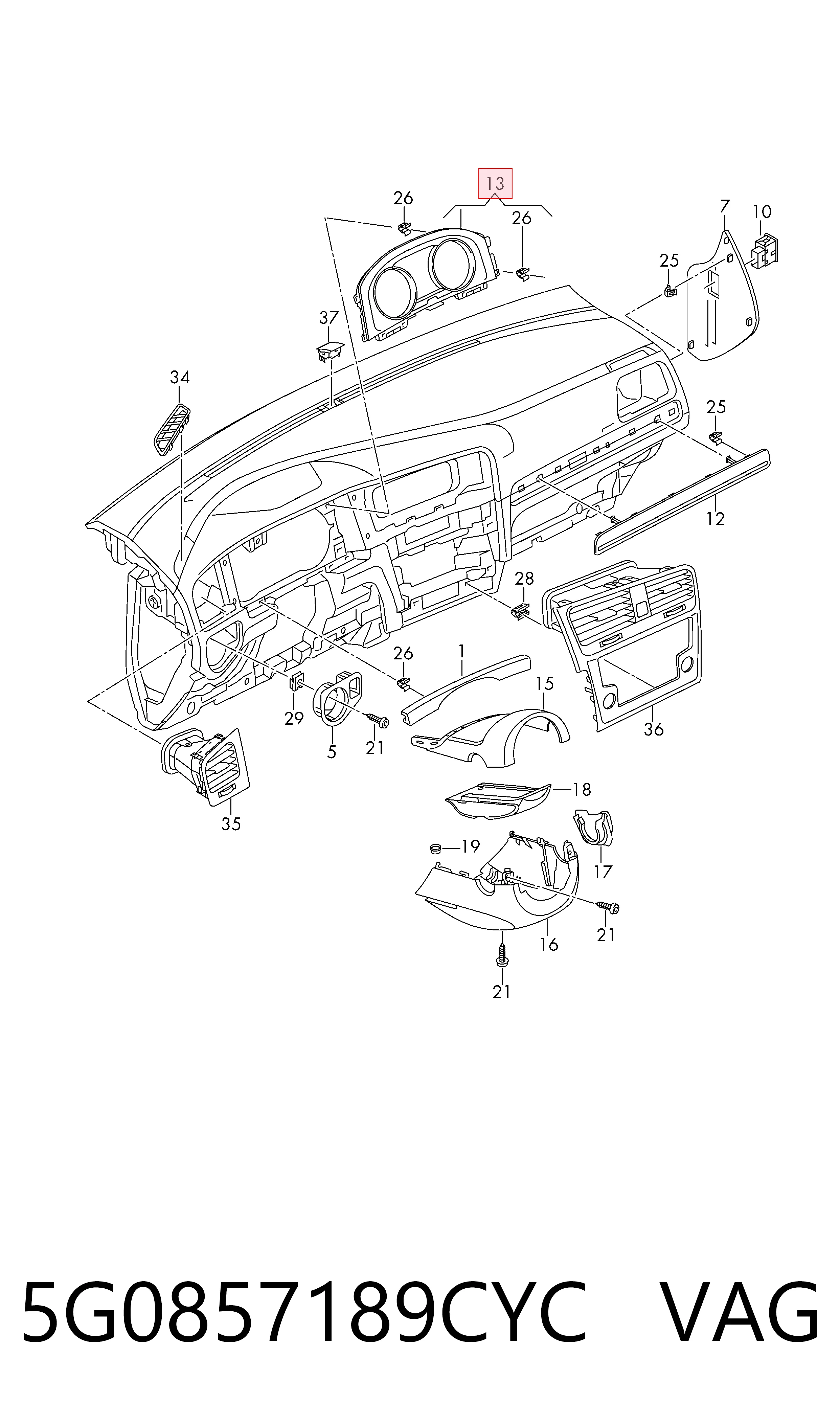 5G0857189CYC VAG
