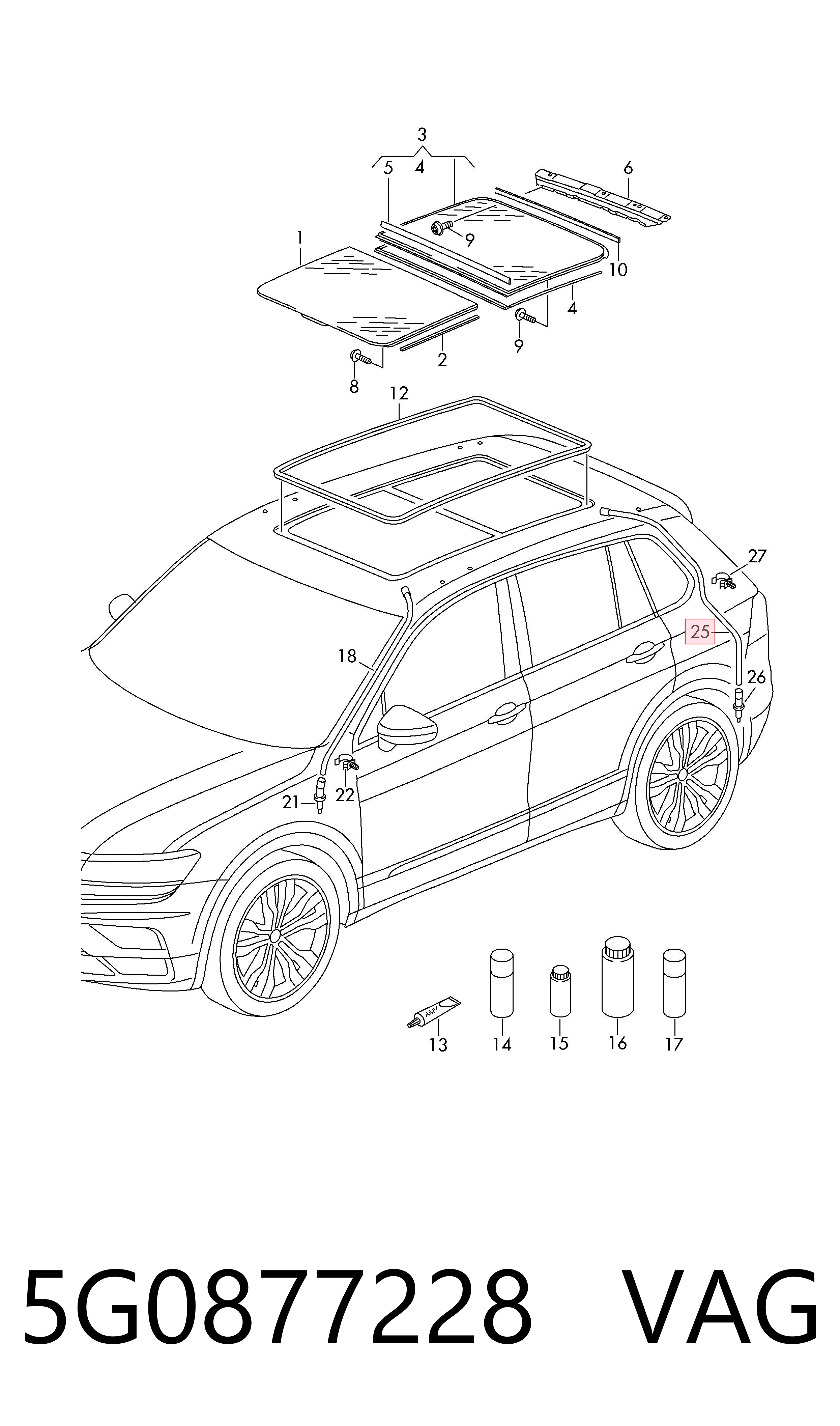 Manguera de drenaje de la carcasa del filtro de aire VAG 5G0877228 precio, desde 30,48 EUR