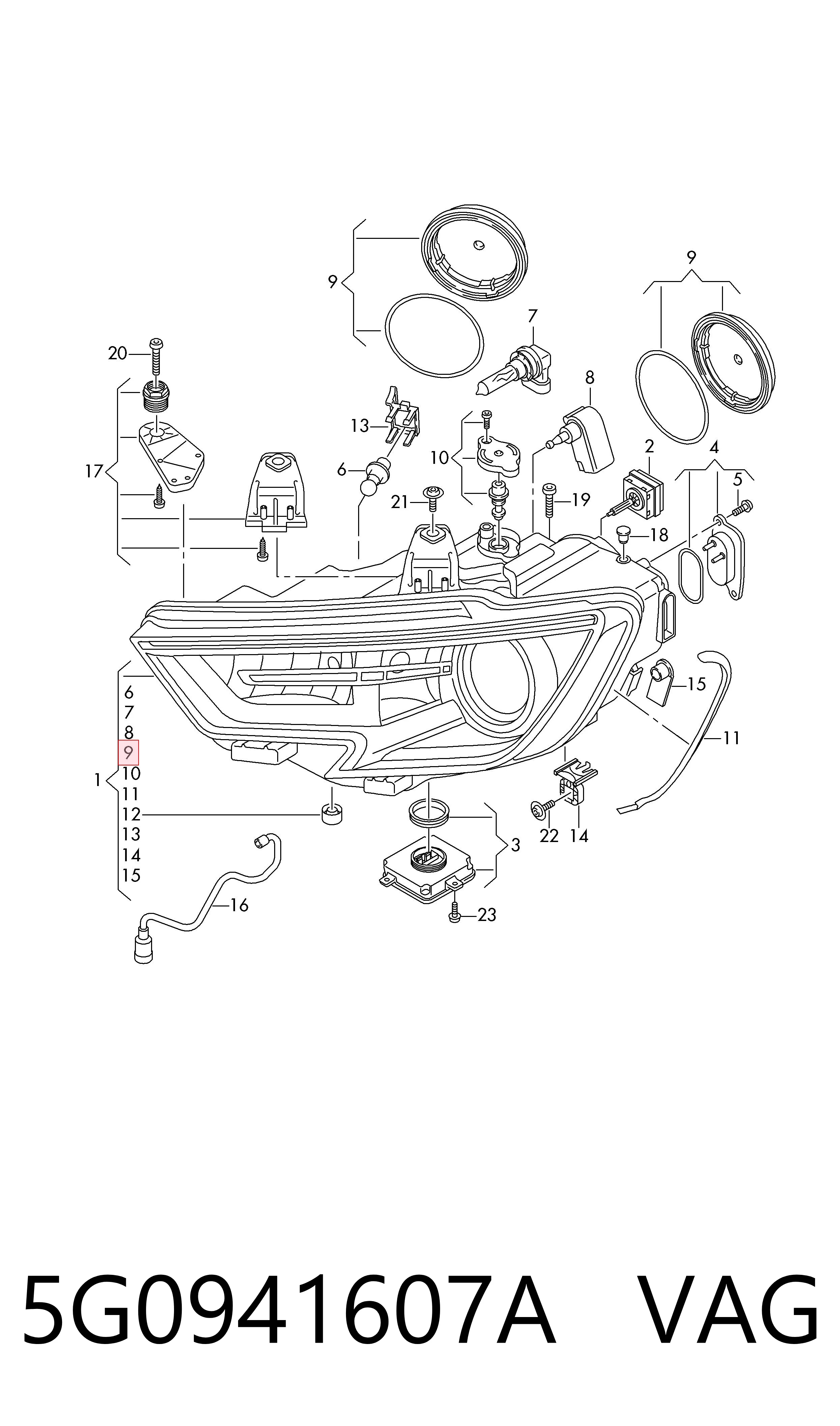 5G0941607A VAG 