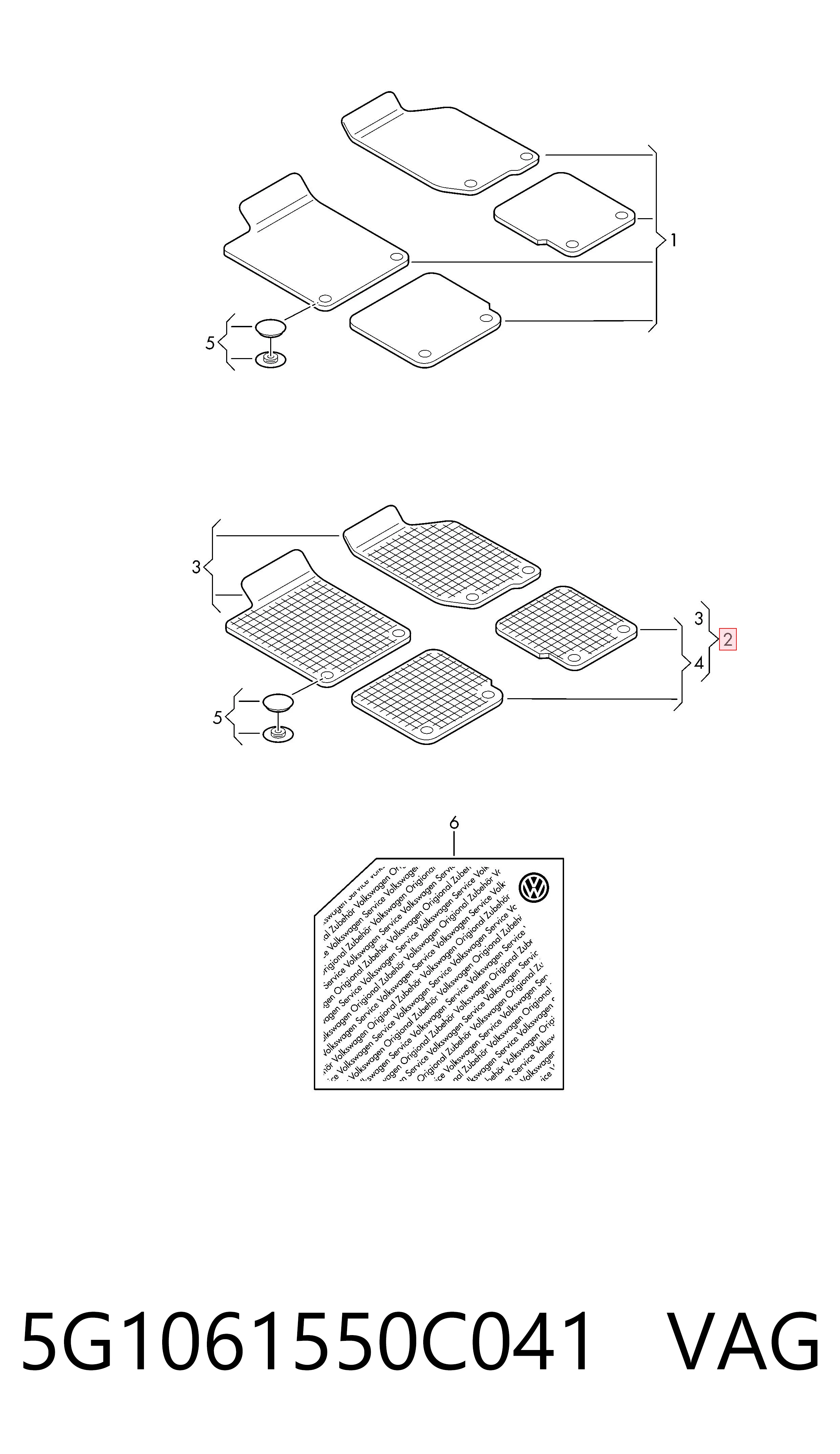 5G1061550C041 VAG