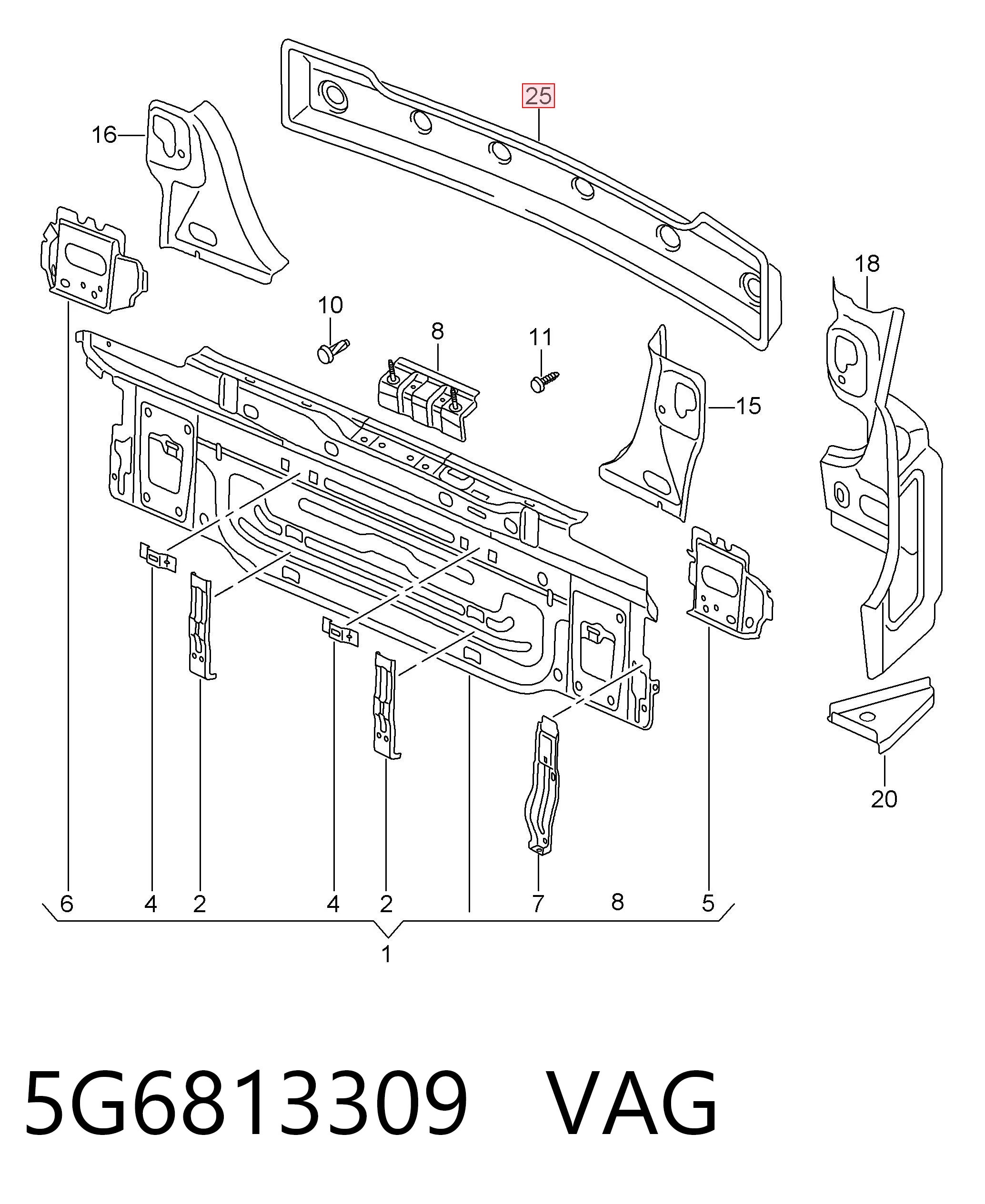 5G6813309 VAG 