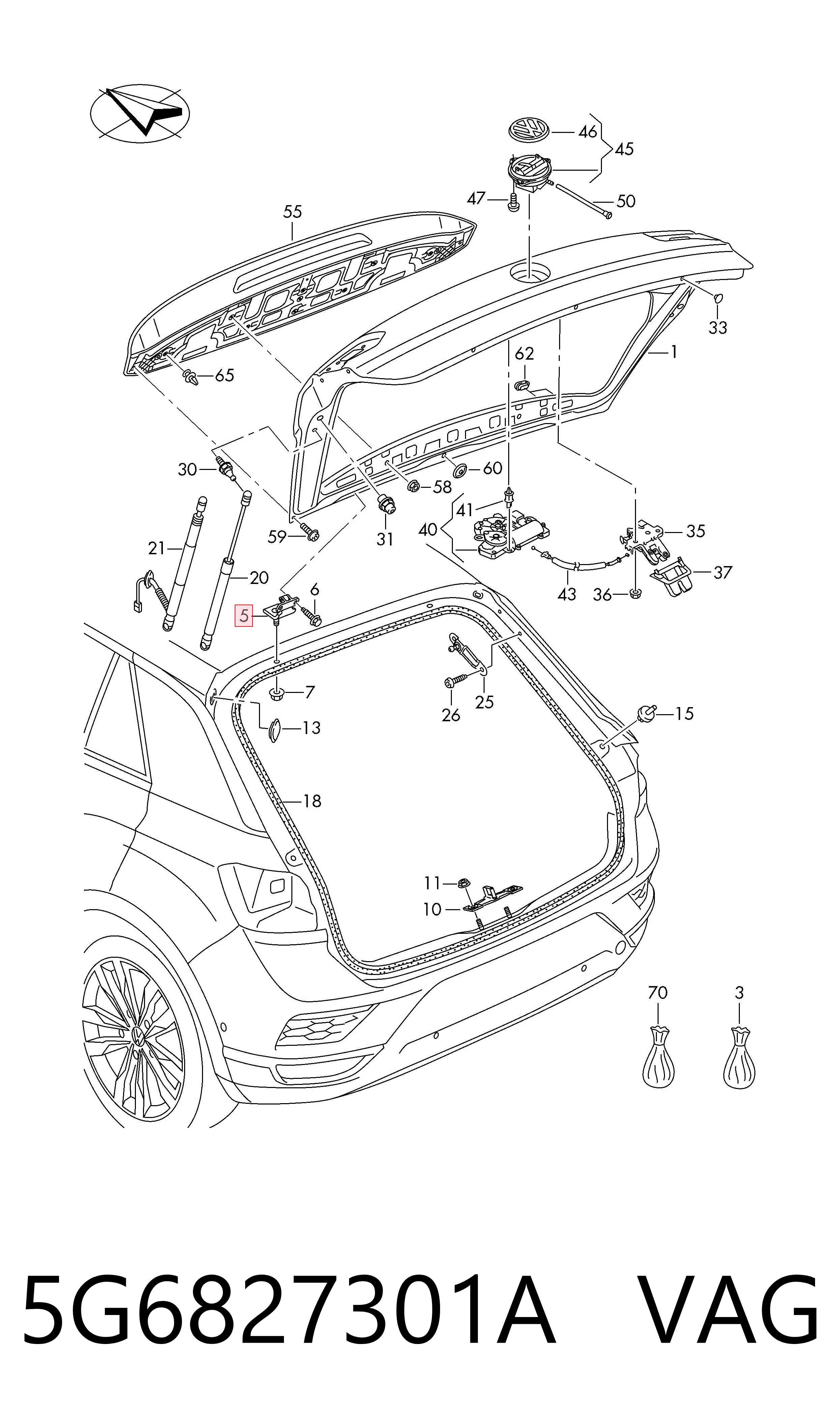 5G6827301A VAG