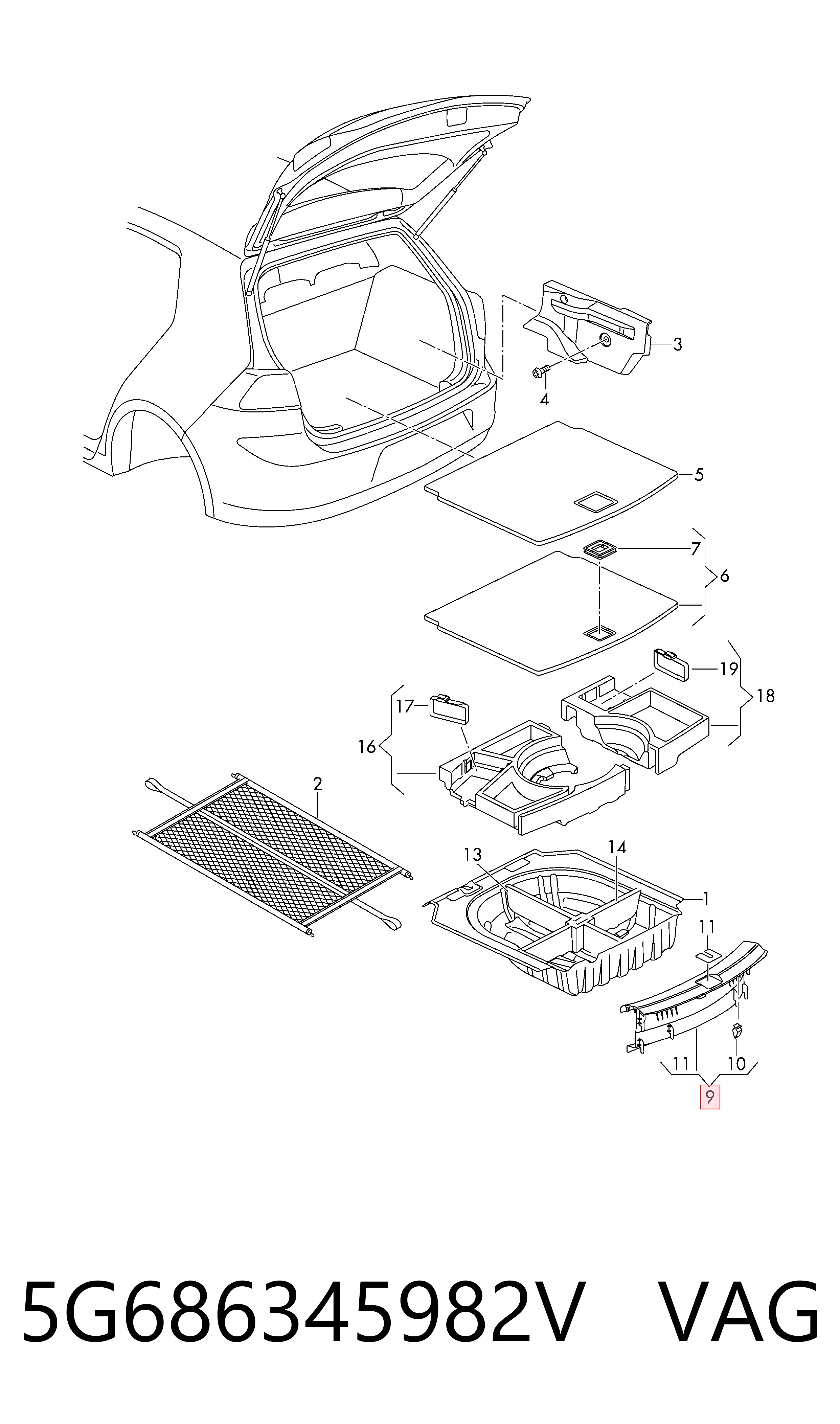 5G686345982V VAG
