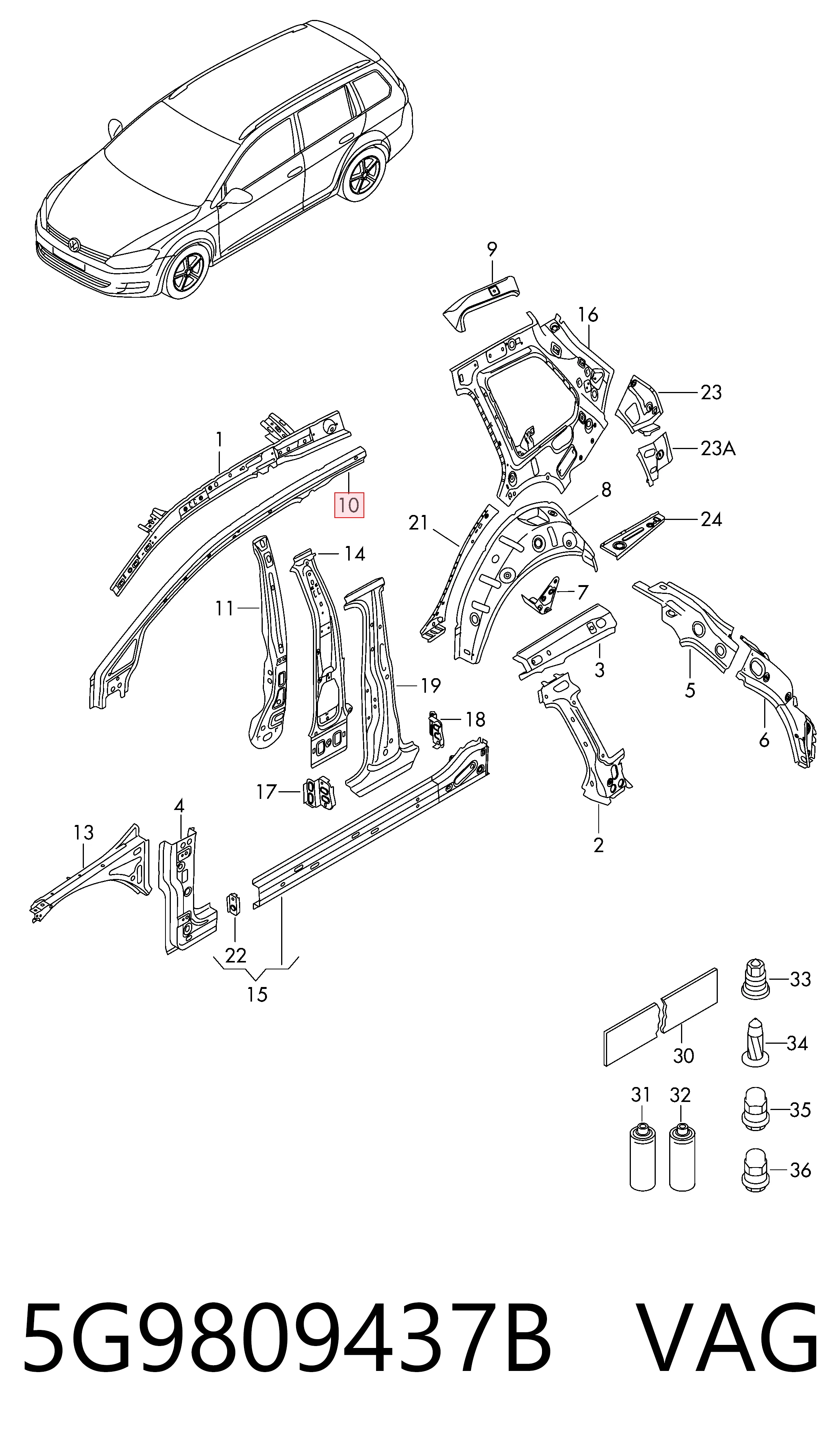 5G9809437B VAG