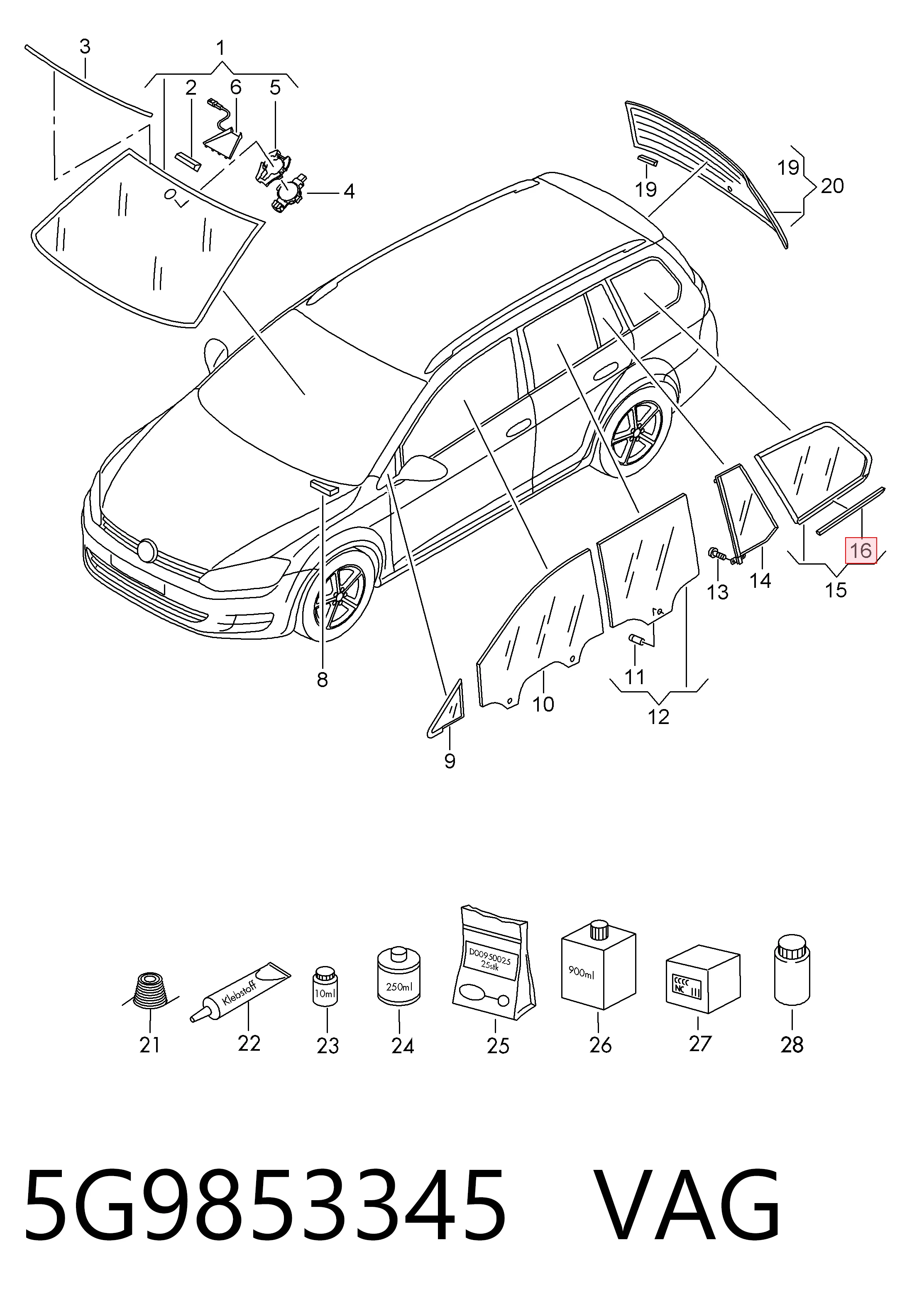 5G9853345 VAG