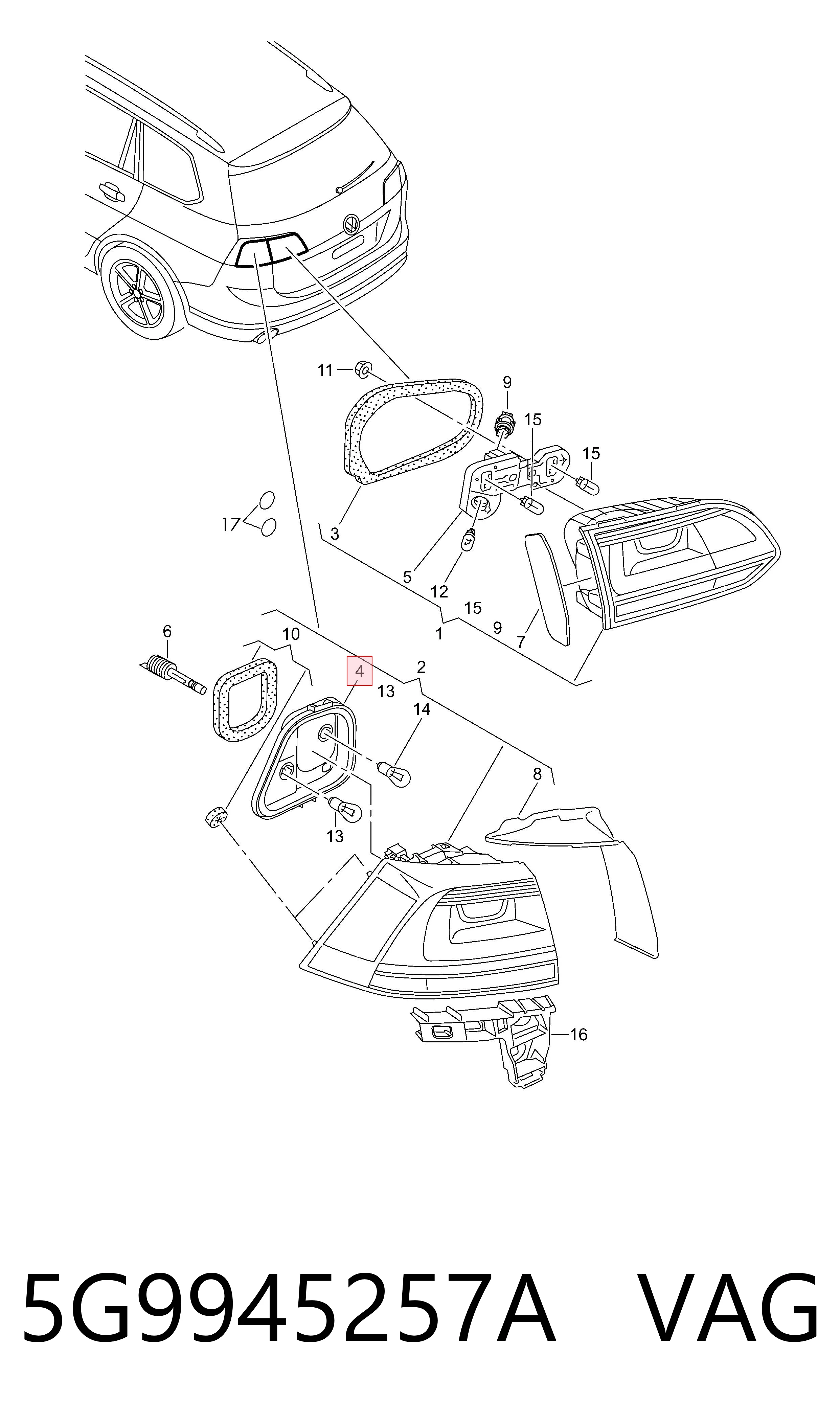 5G9945257A VAG