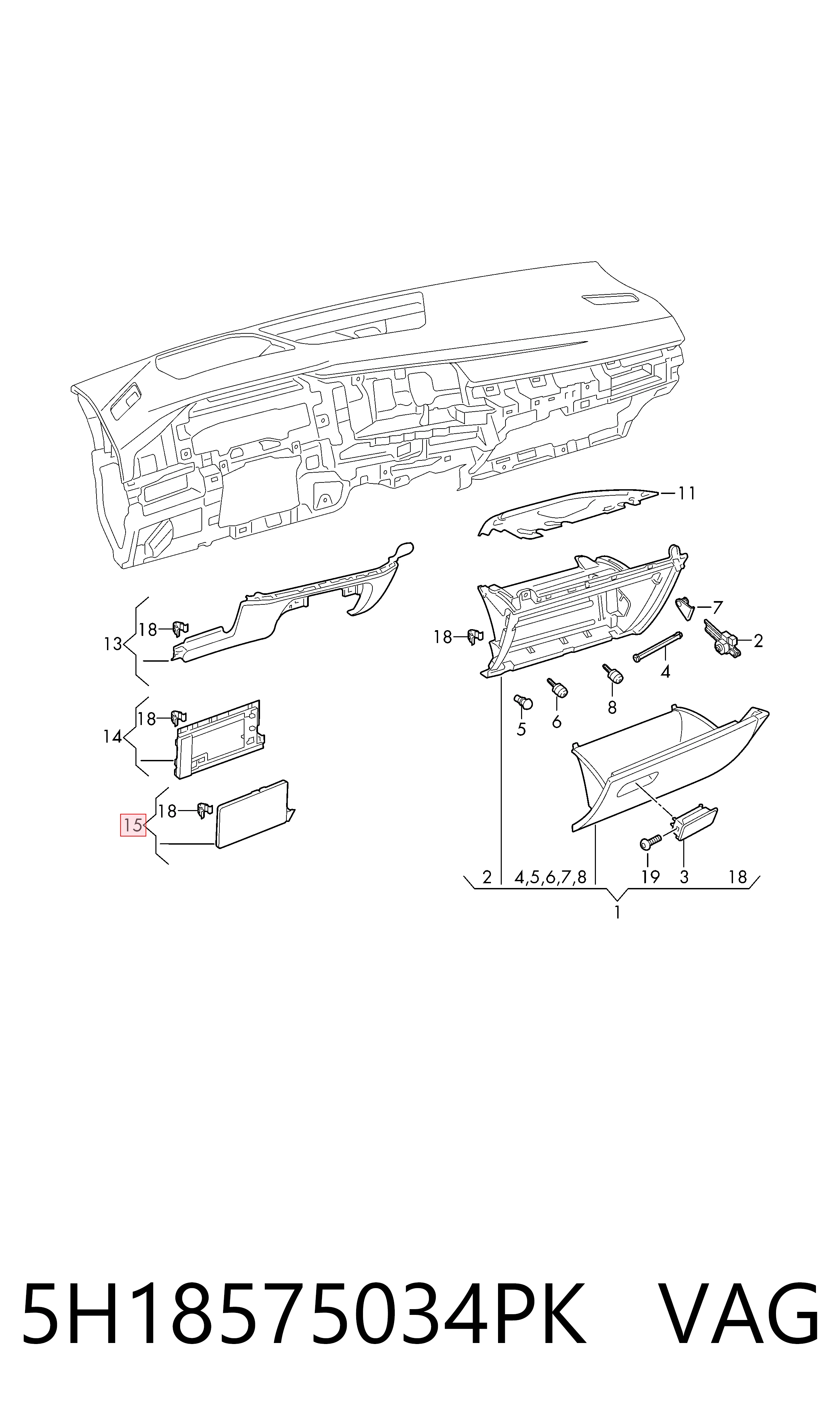 5H18575034PK VAG
