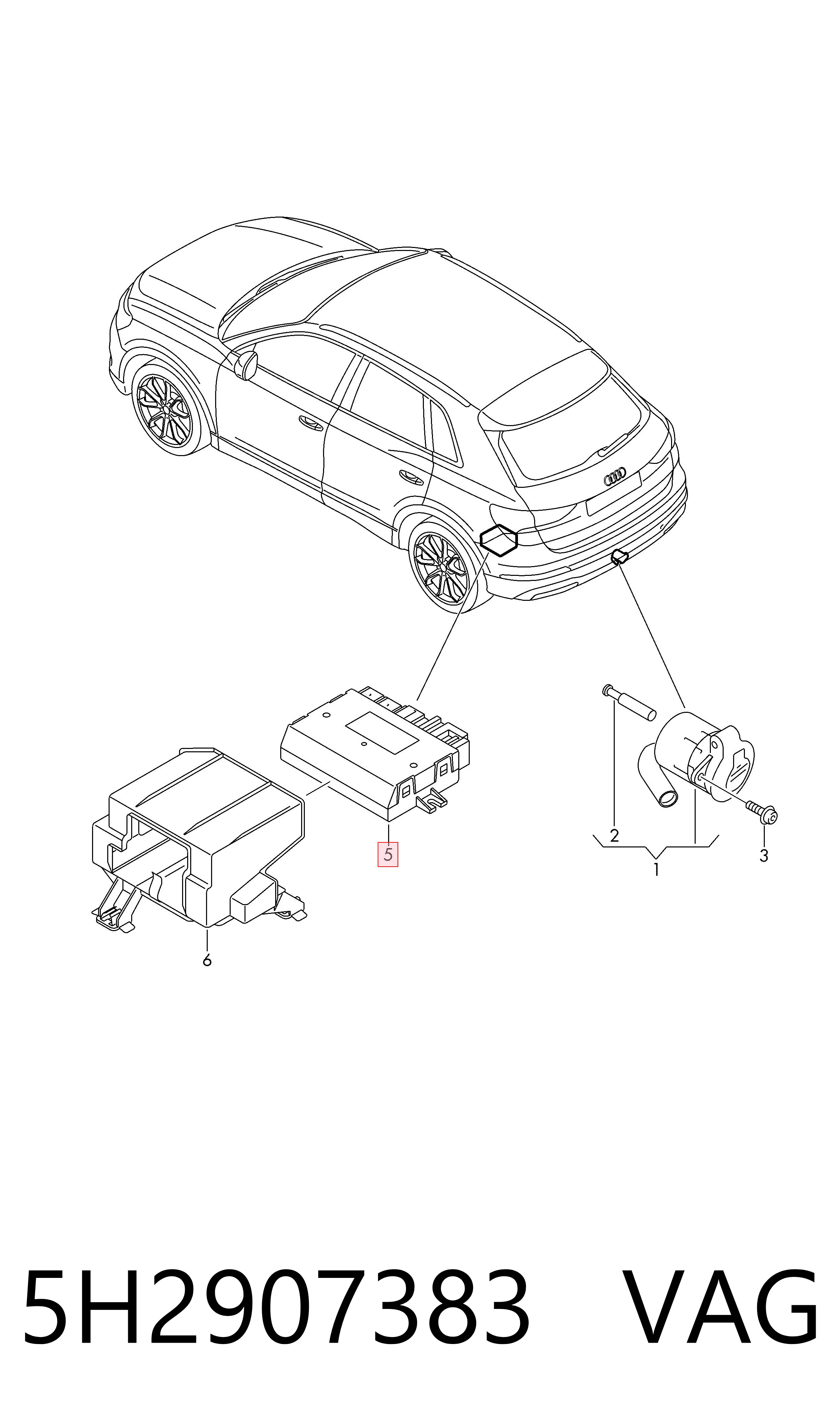  VAG 5H2907383 precio, desde 180,05 EUR