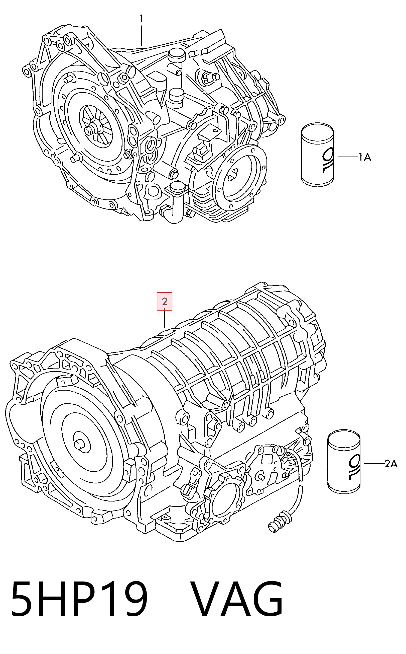 Transmisión automática para Audi A6 C5 4B2, 4B4