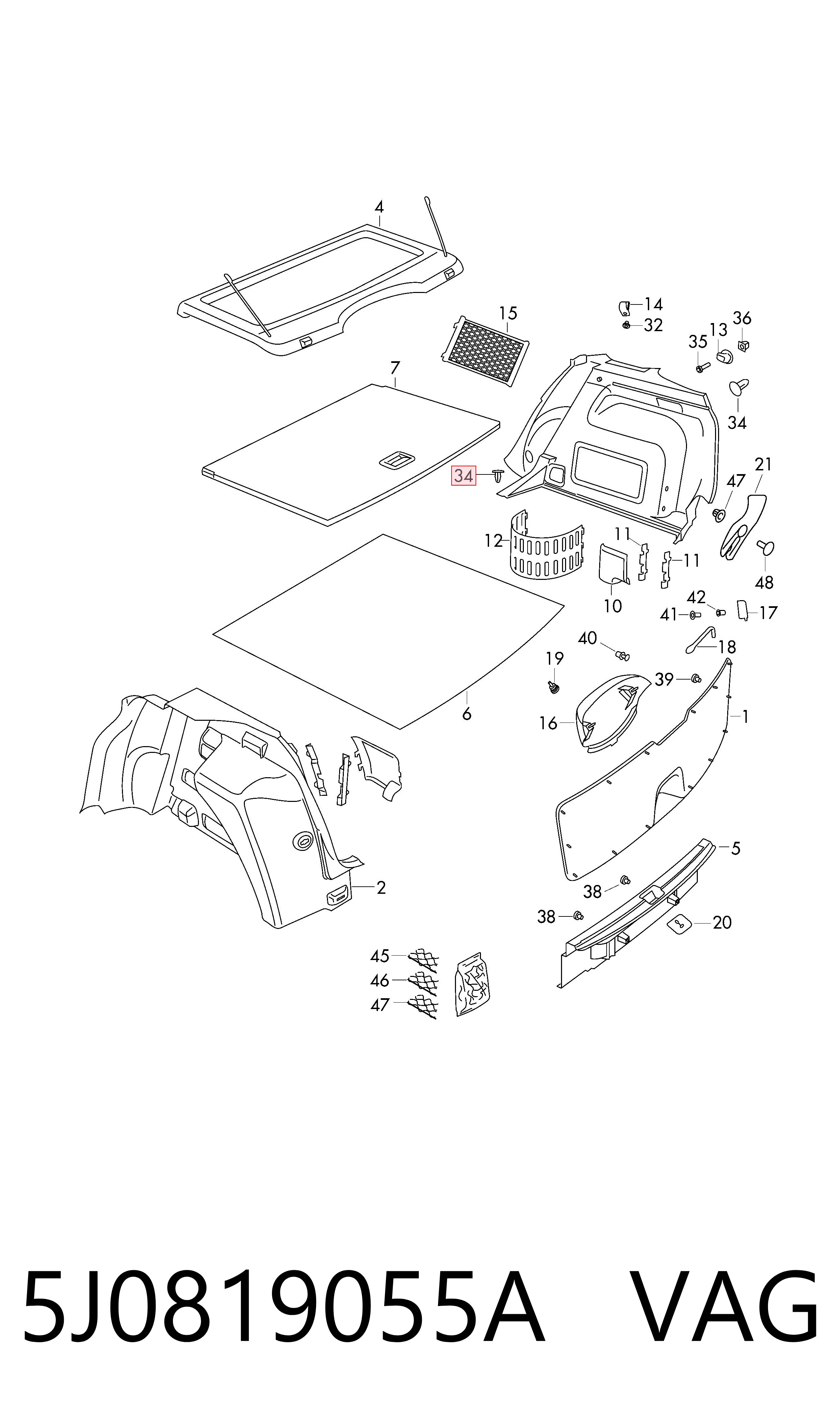 Comprar 5J0819055A VAG 
