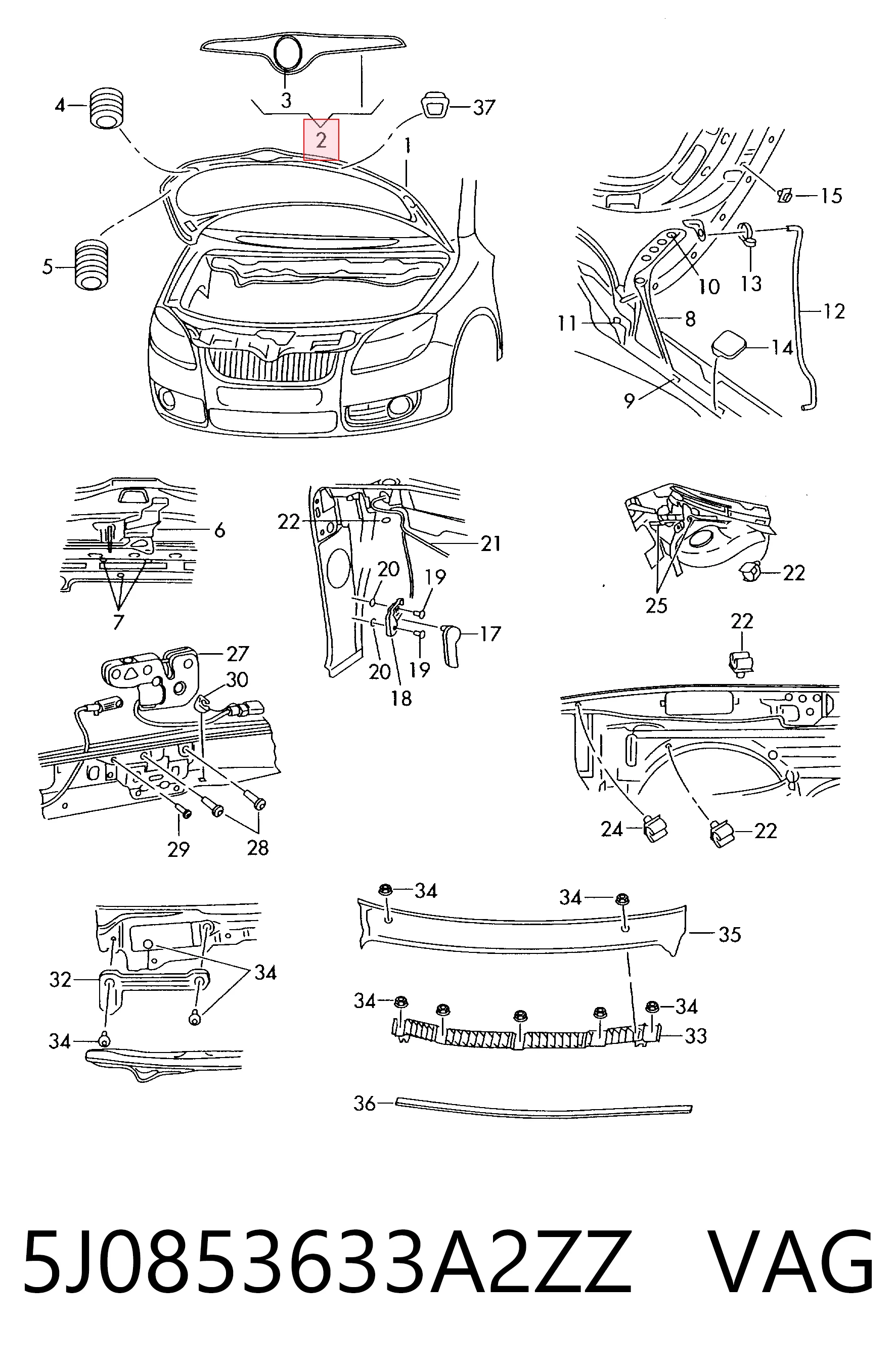 5J0853633A2ZZ VAG