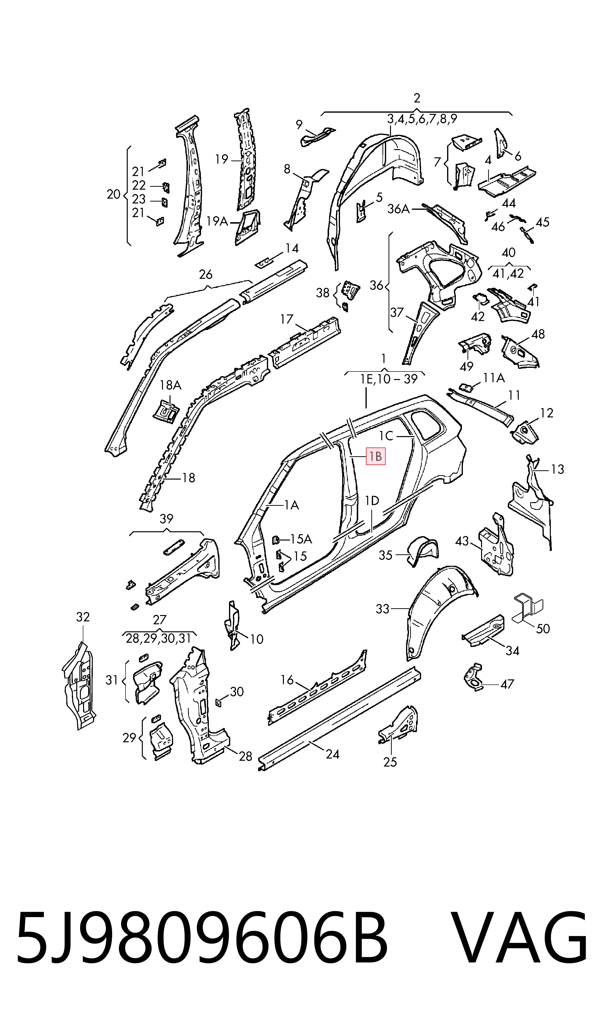 5J9809606B VAG