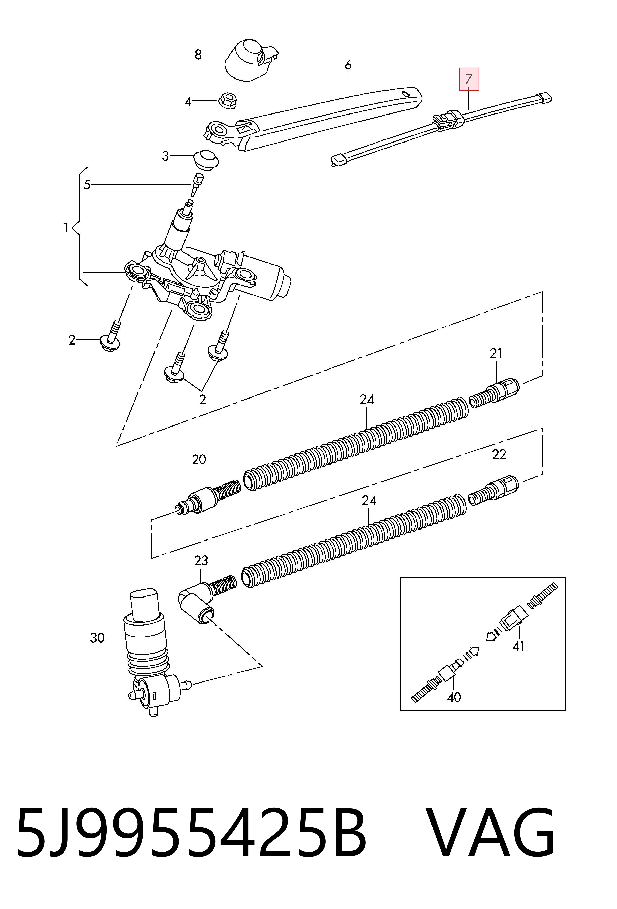 Limpiaparabrisas traseros para Ford Focus HP