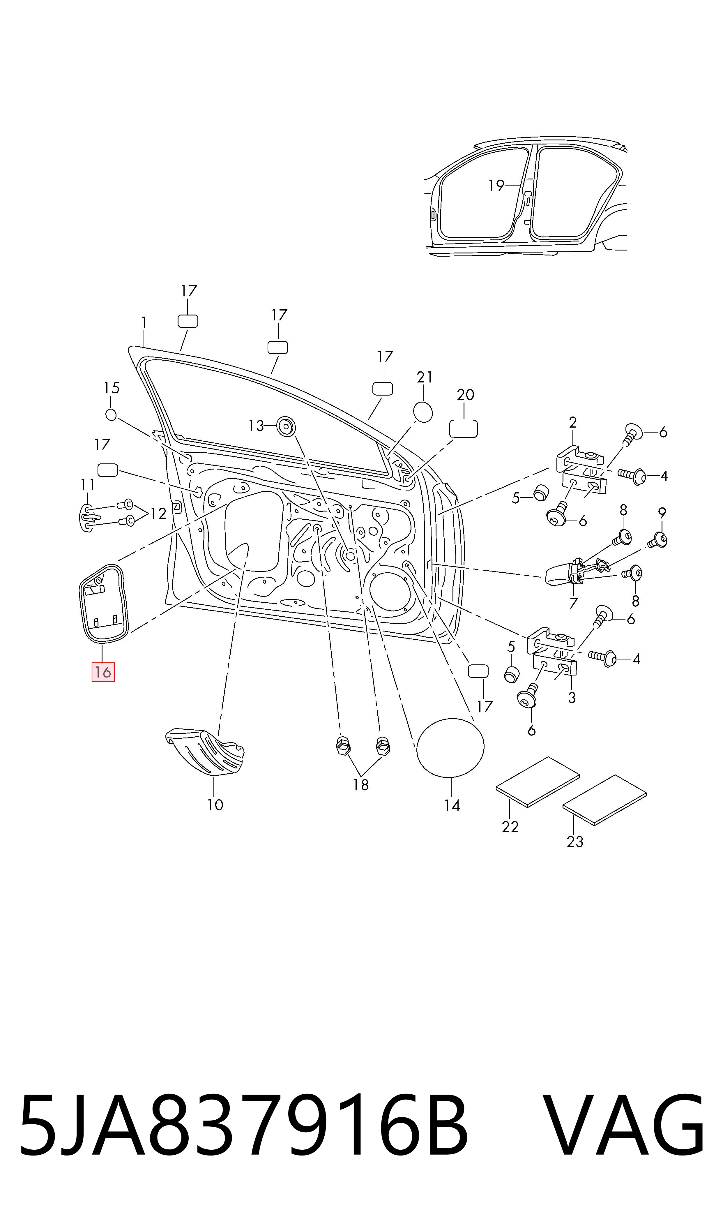 VAG 5JA837916B precio, desde 28,98 EUR