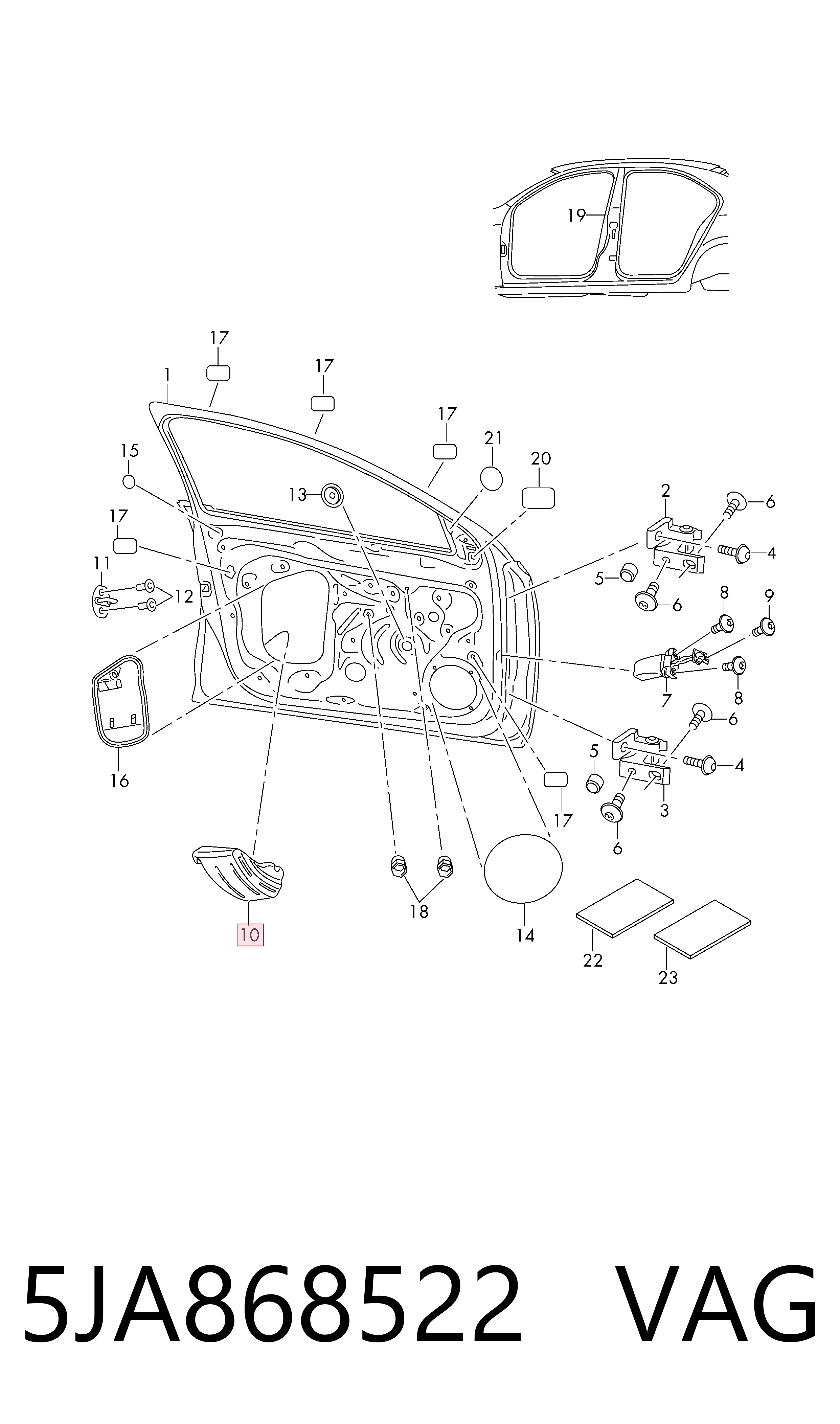  VAG 5JA868522 precio, desde 37,42 EUR