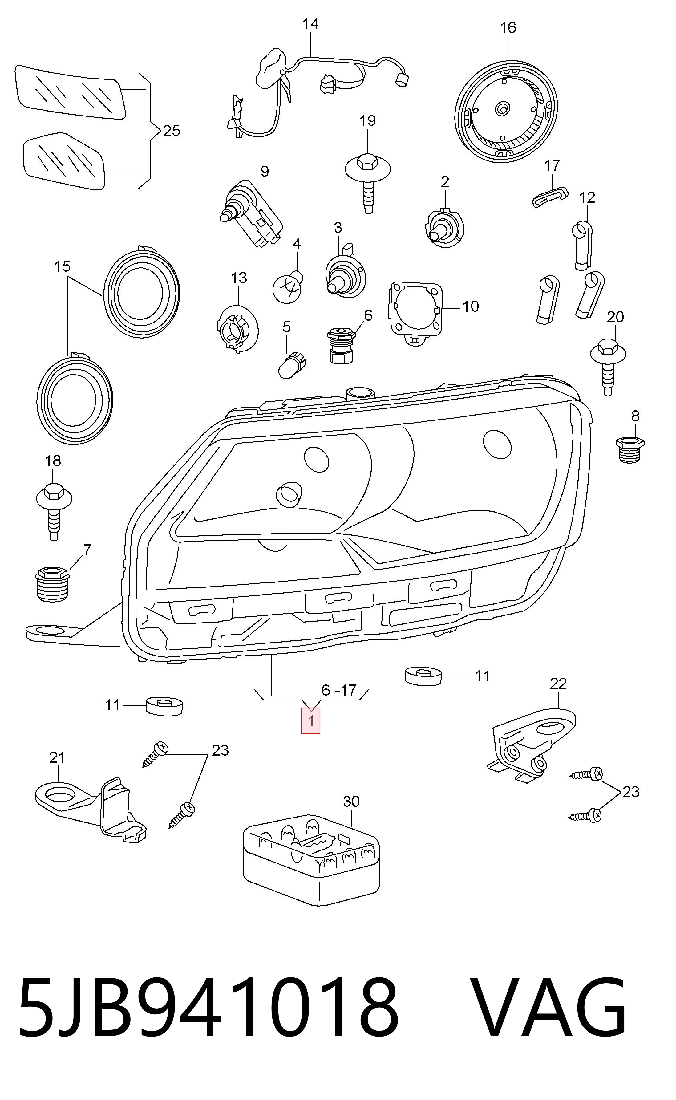 5JB941018 VAG