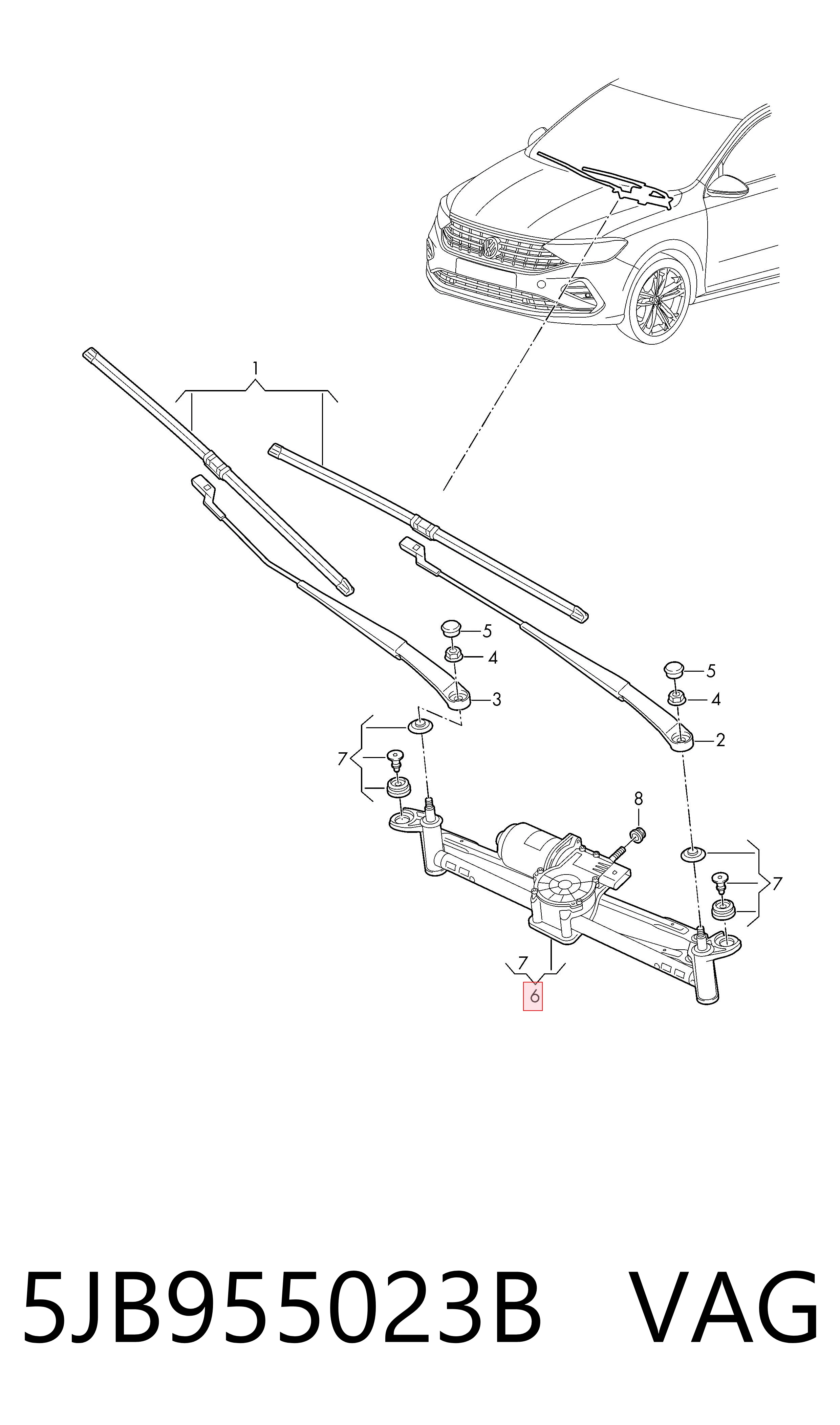 Comprar Varilla de limpiaparabrisas Skoda Rapid  NH3, NK3, NK6
