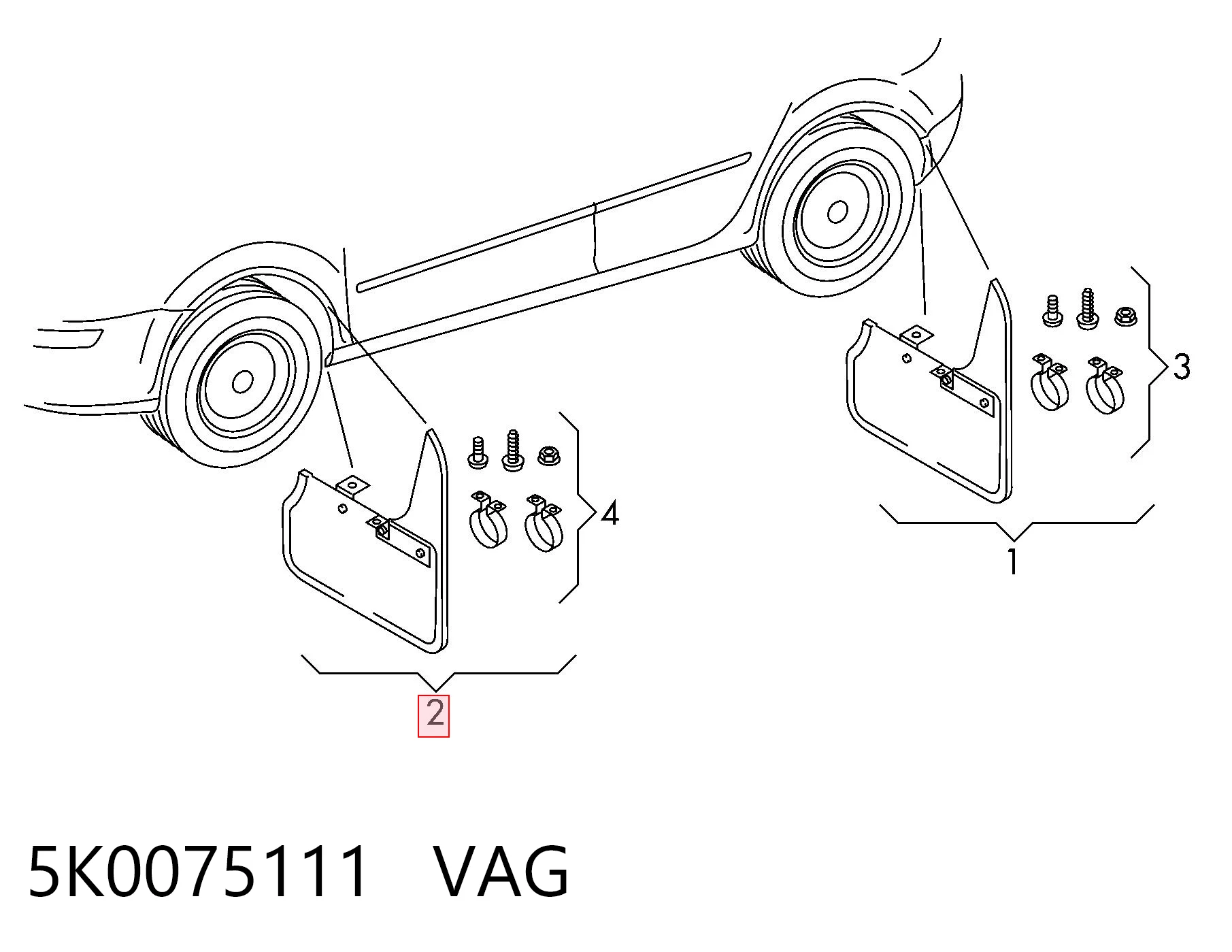 Comprar Guardabarros delanteros Volkswagen Golf VI 5K1