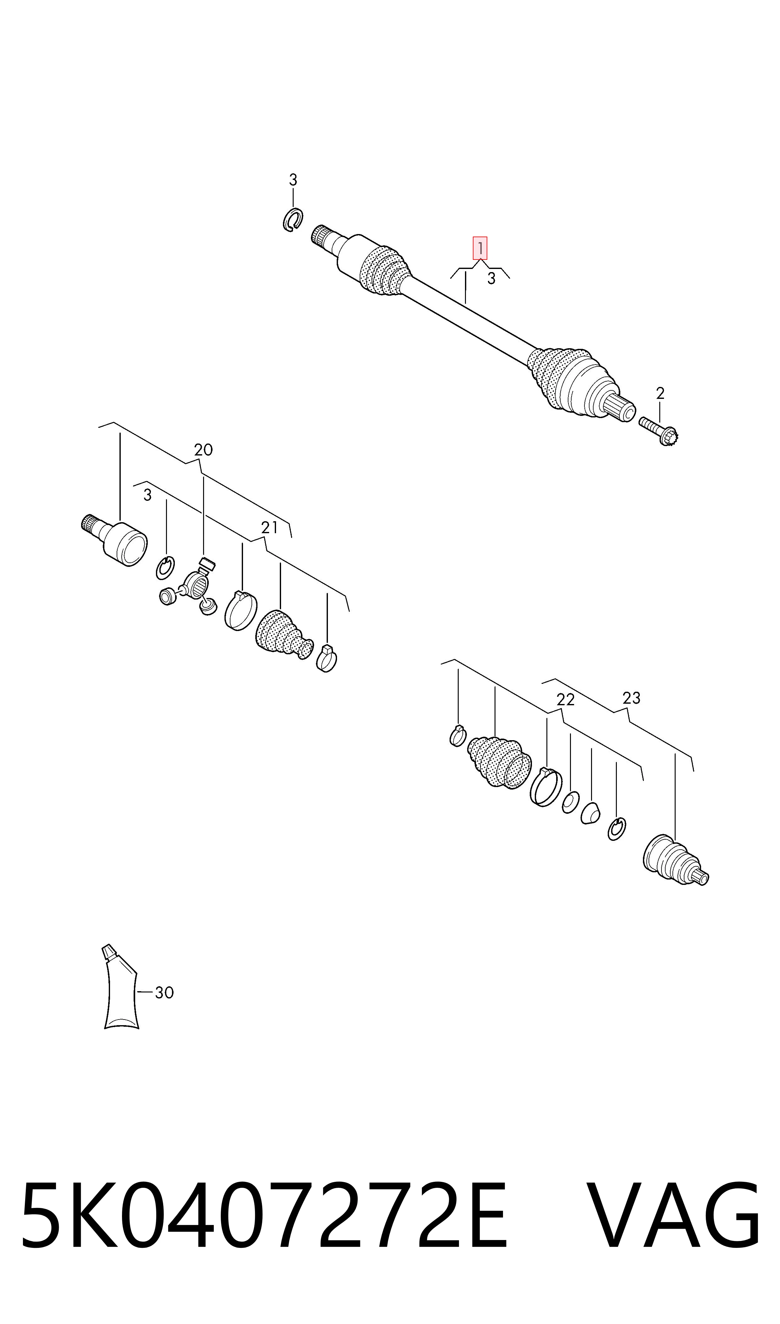 5K0407272E VAG