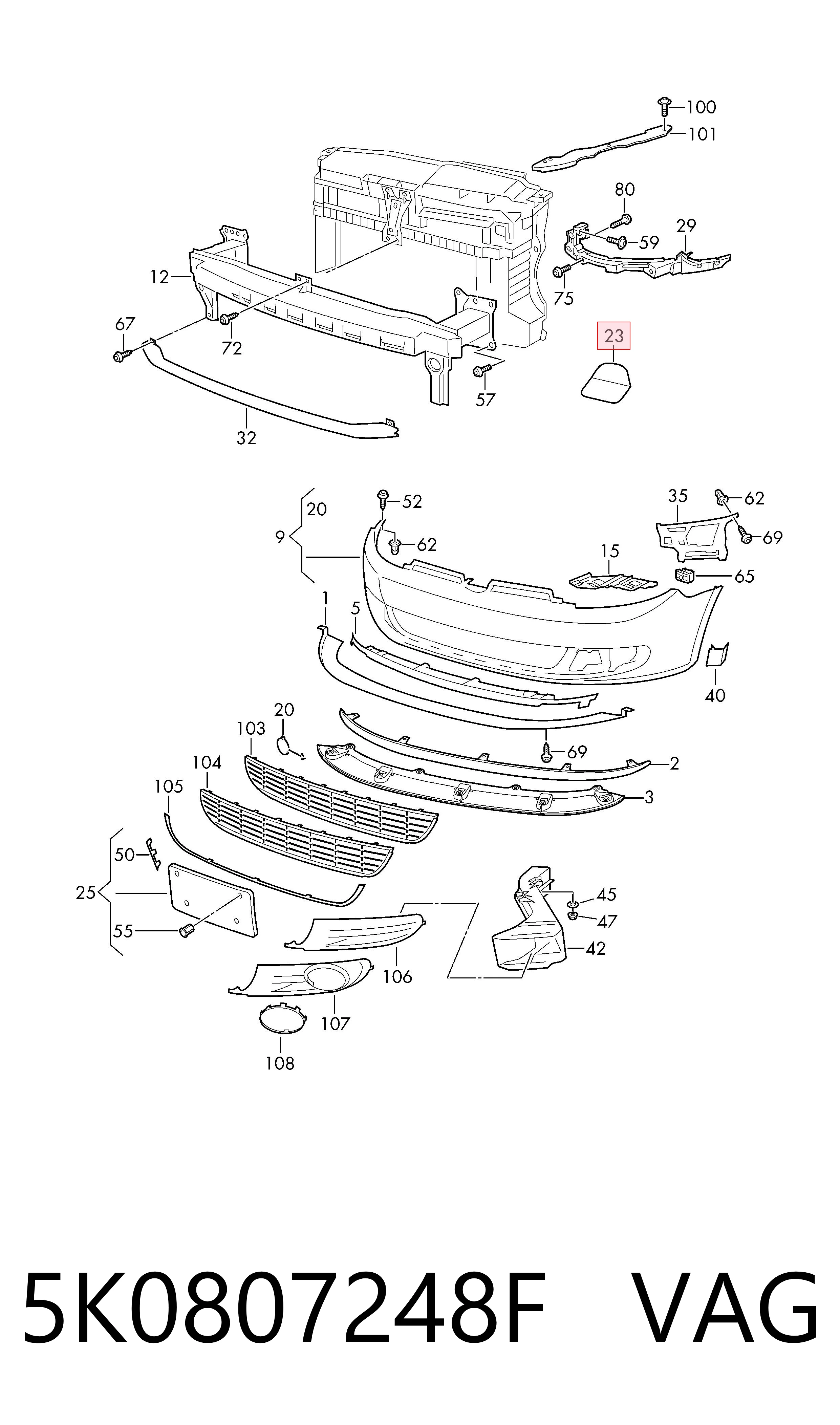 5K0807248F VAG