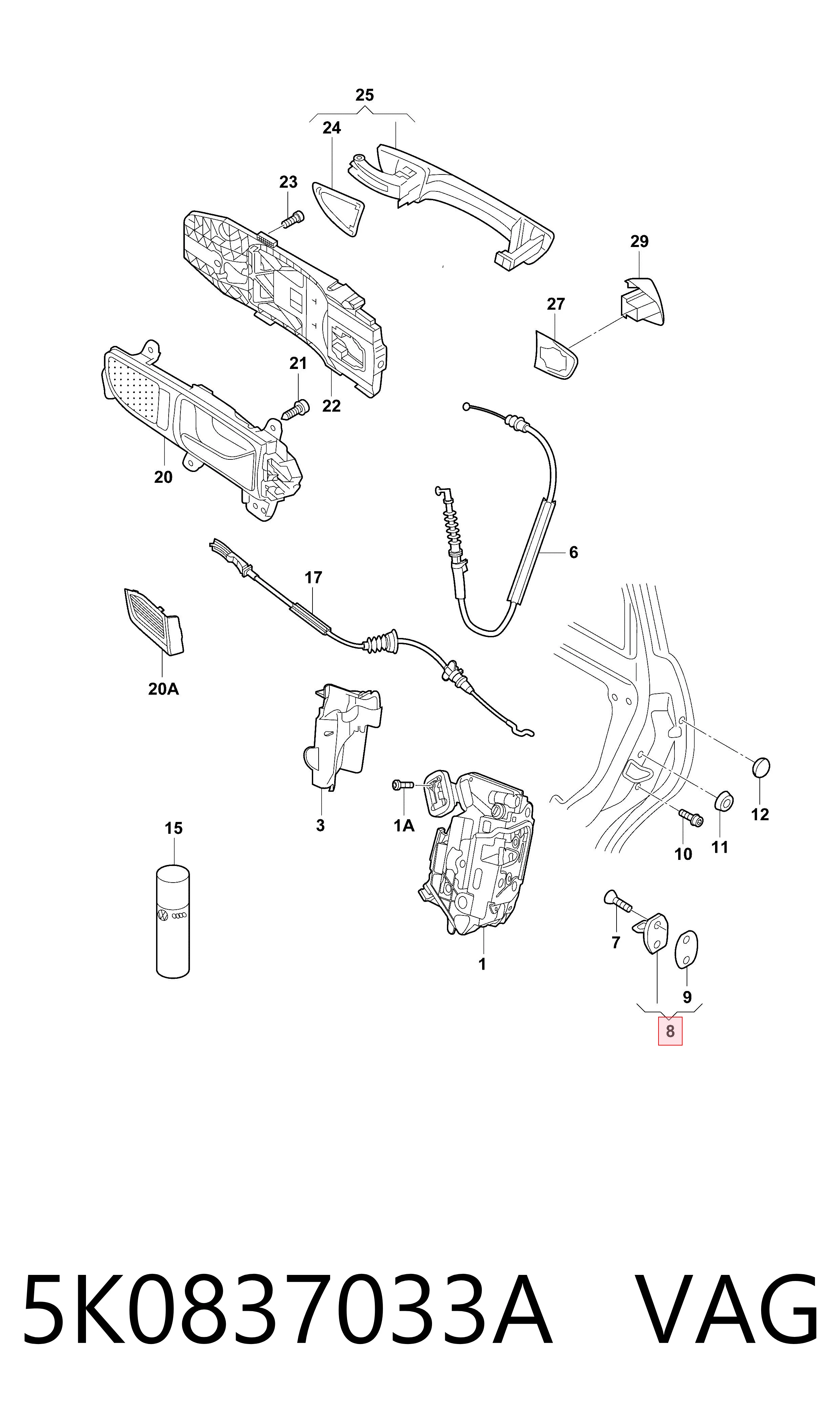 5K0837033A VAG