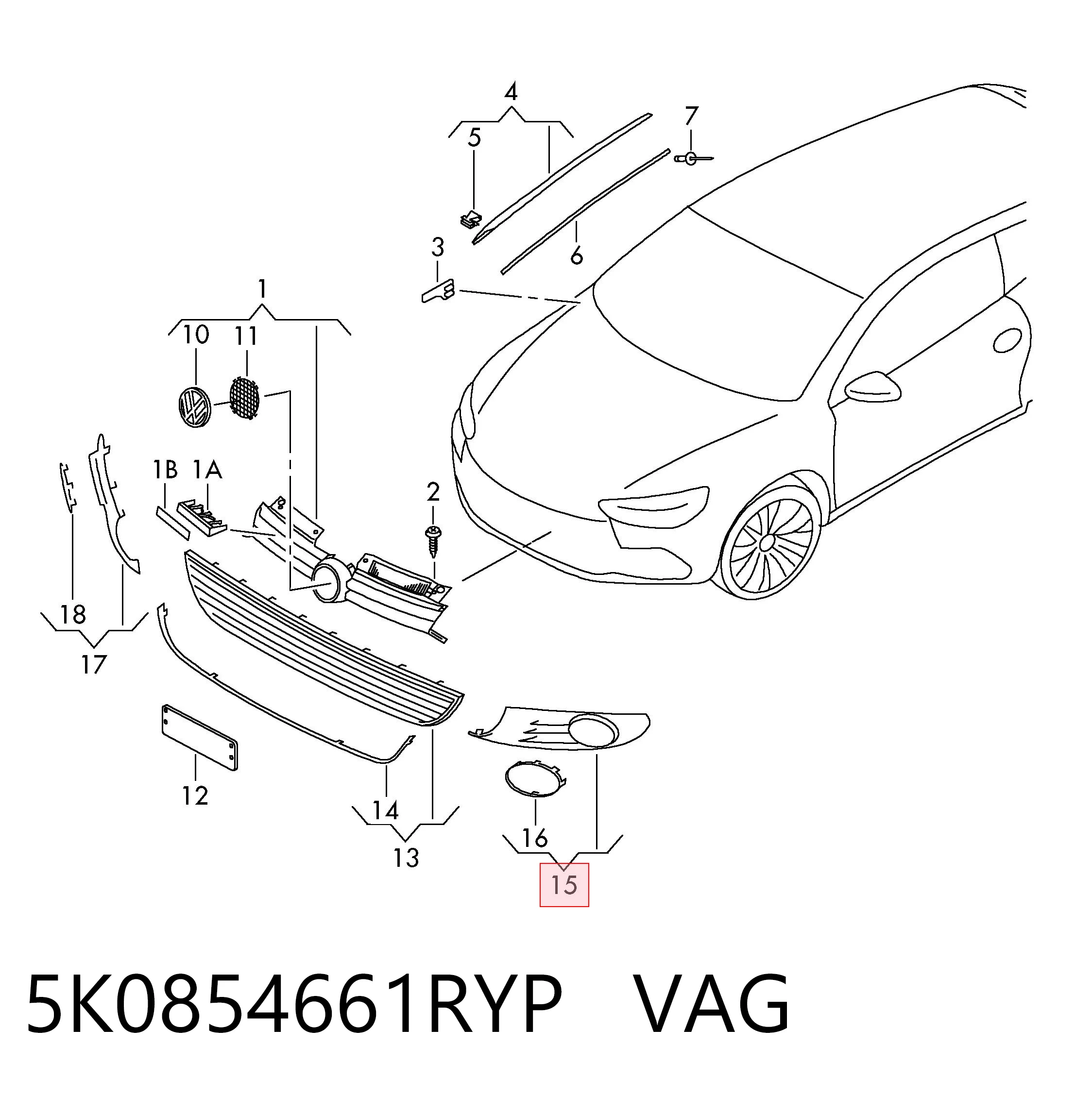 5K0854661RYP VAG