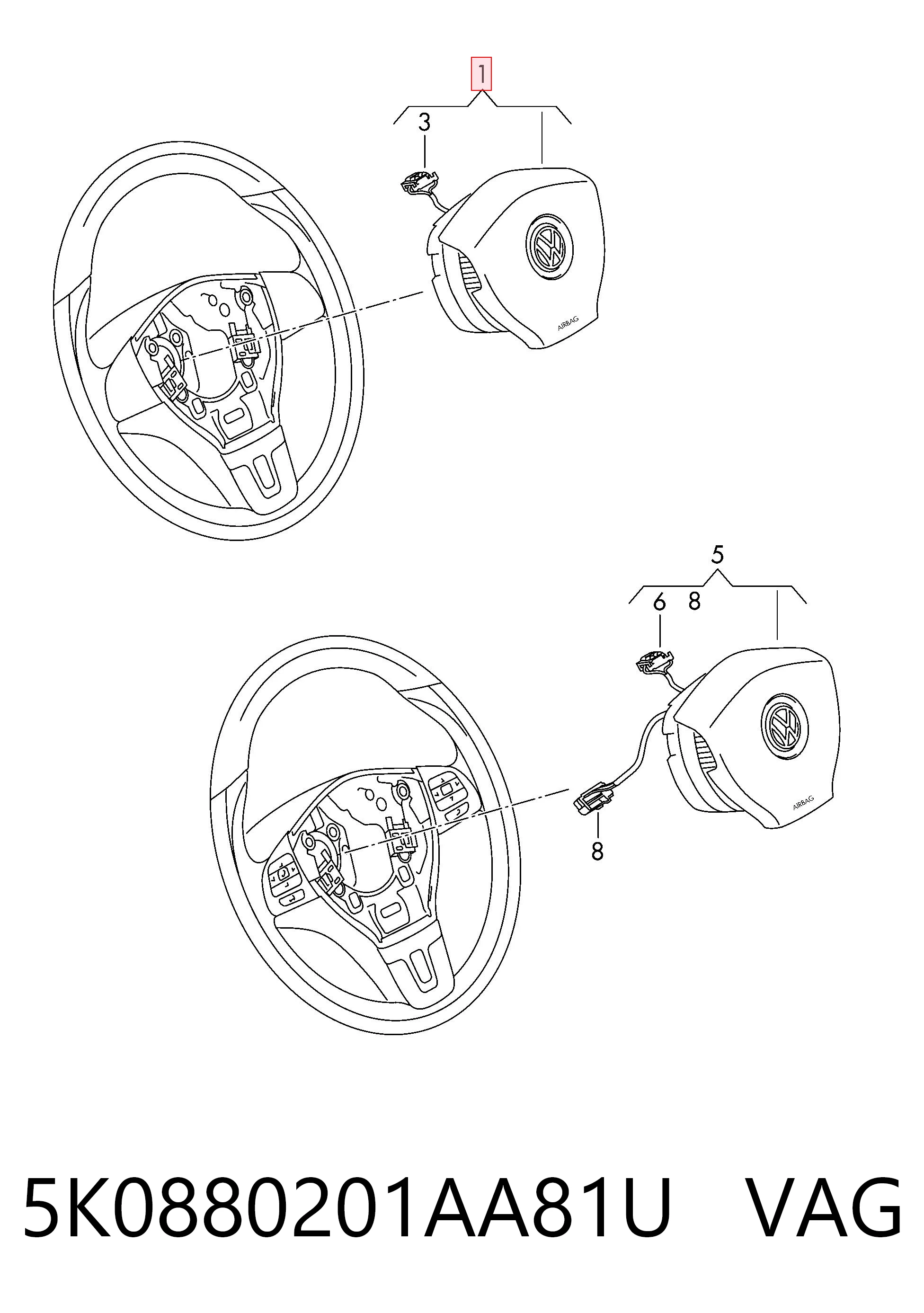 5K0880201AA81U VAG