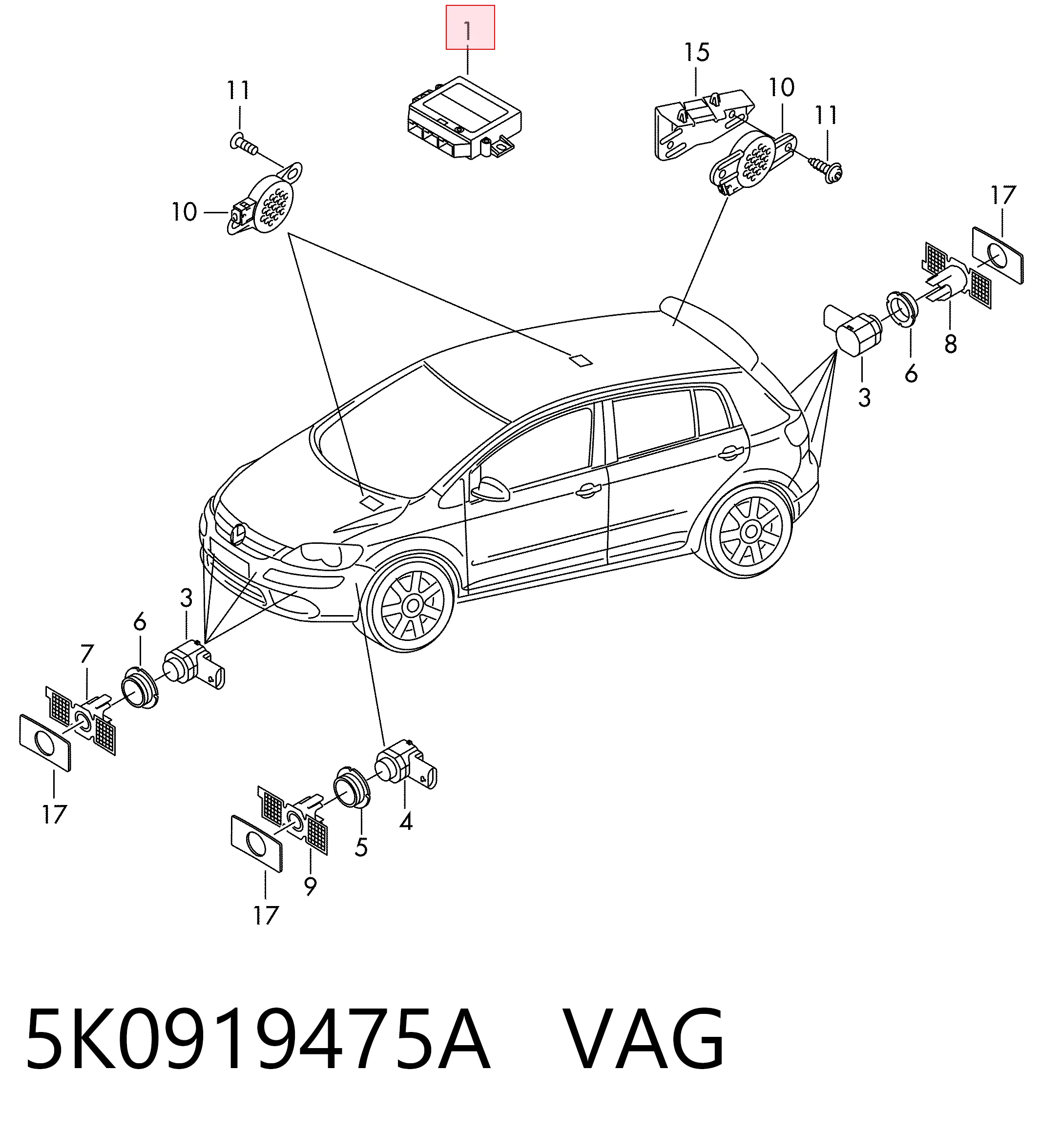 5K0919475A VAG