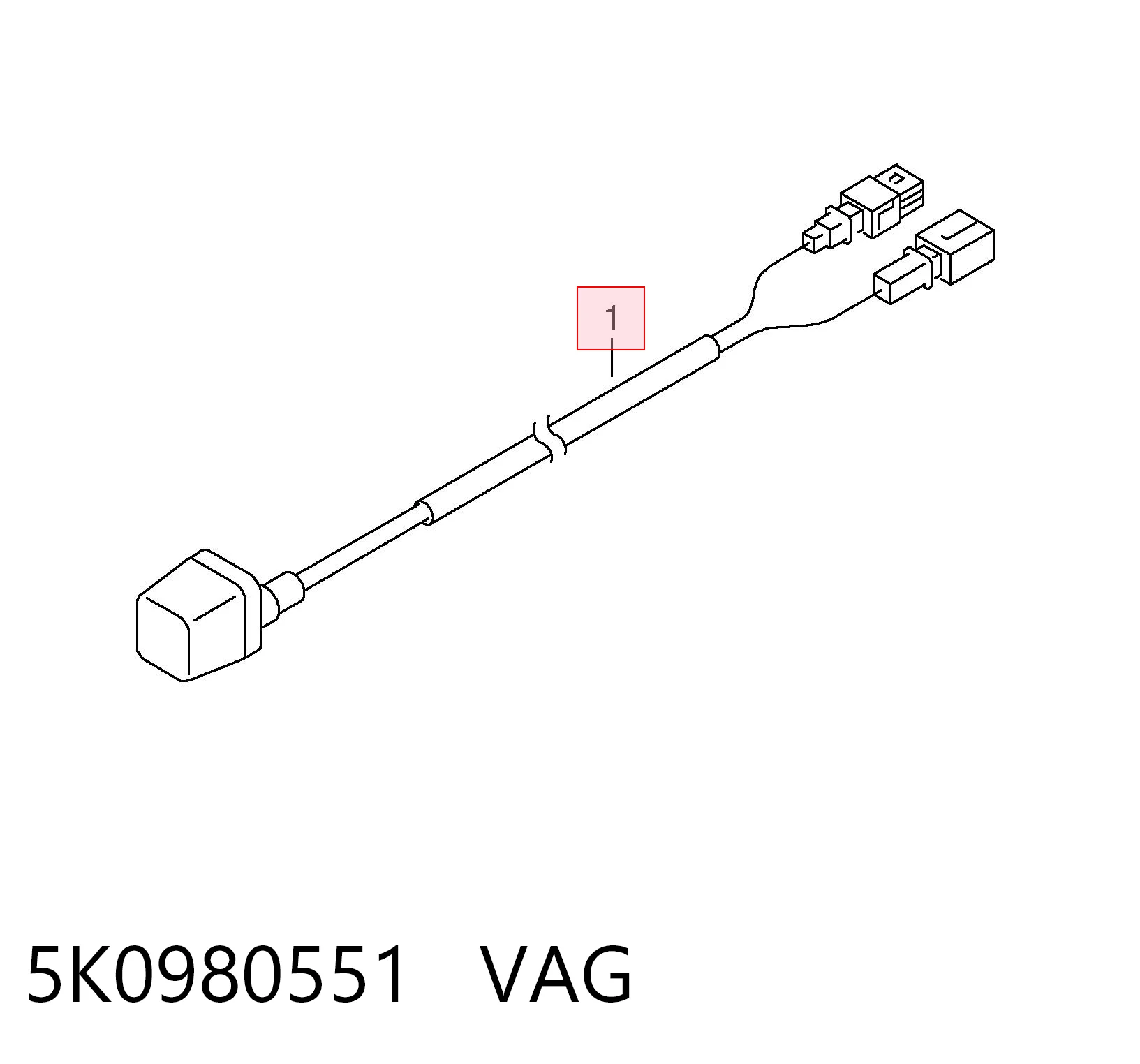5K0980551 VAG