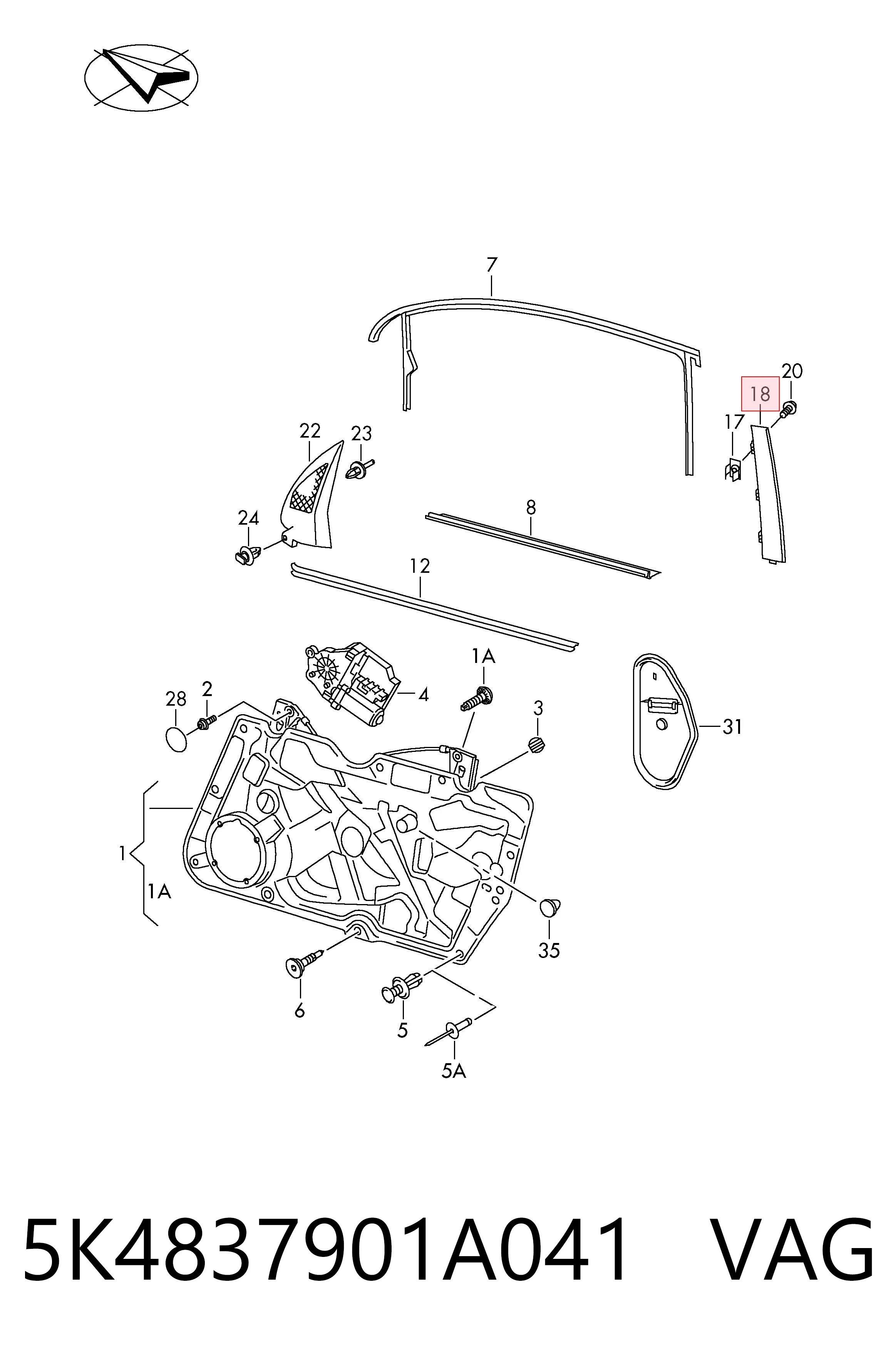 5K4837901A041 VAG 