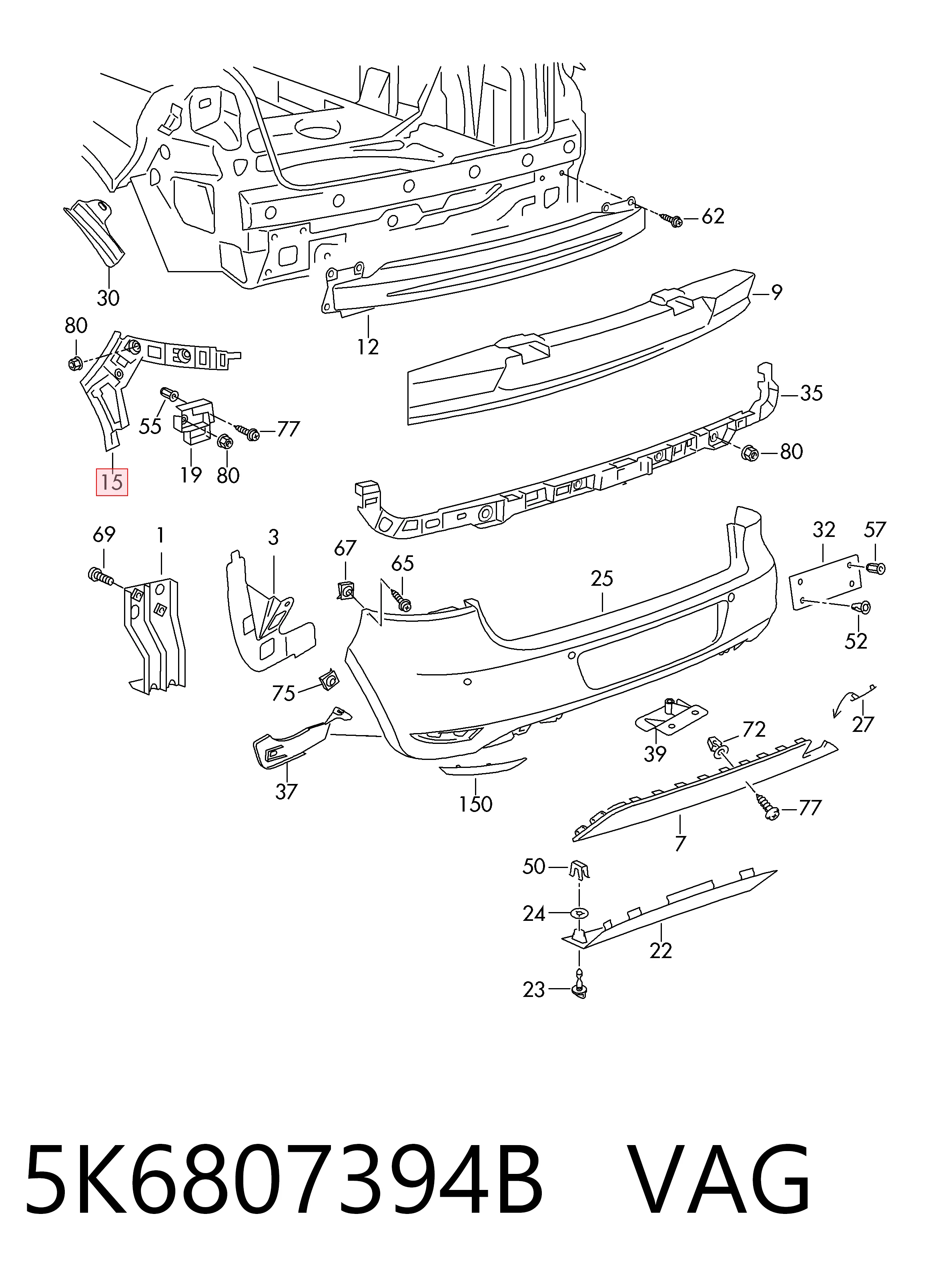 5K6807394B VAG
