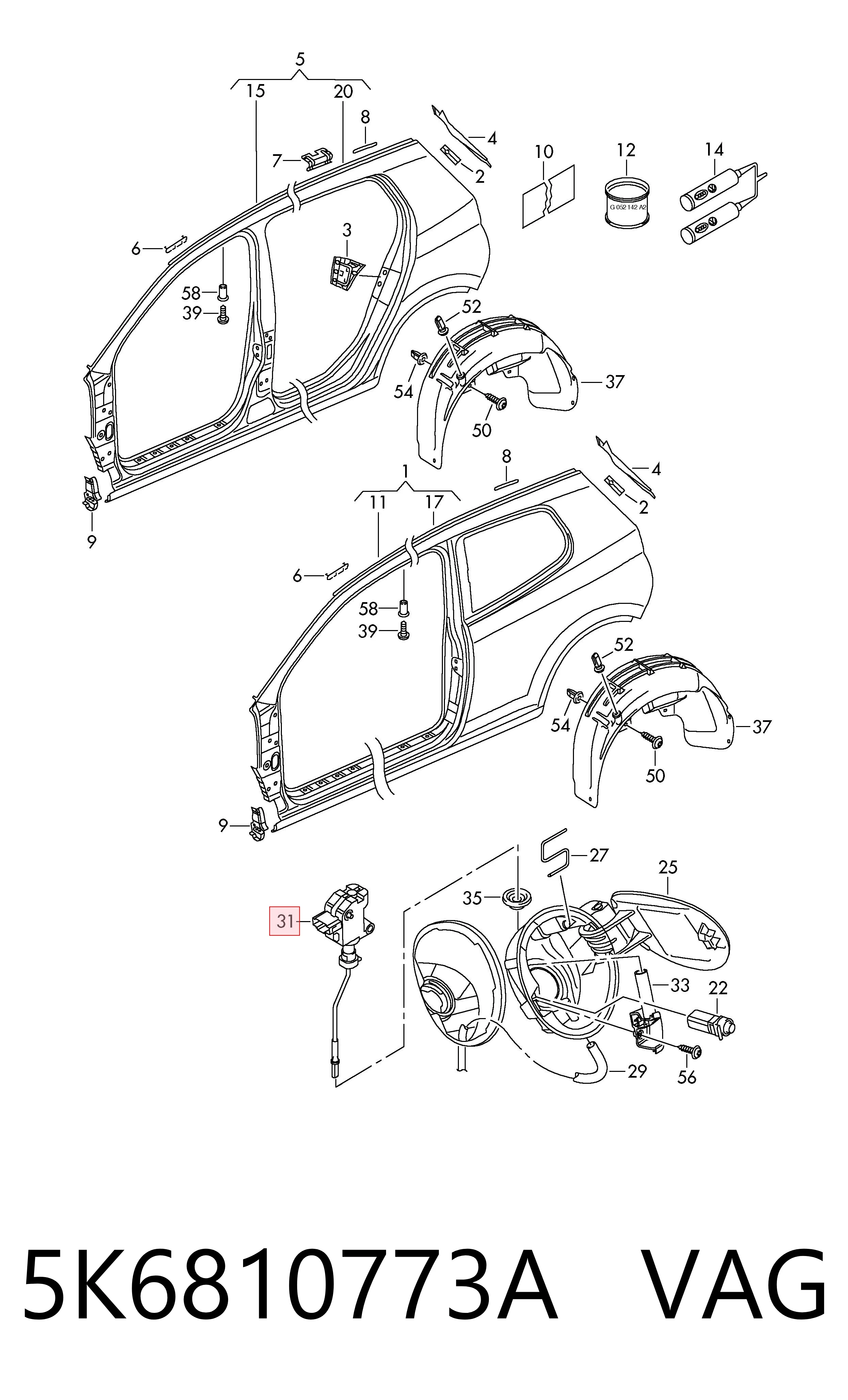 5K6810773A VAG
