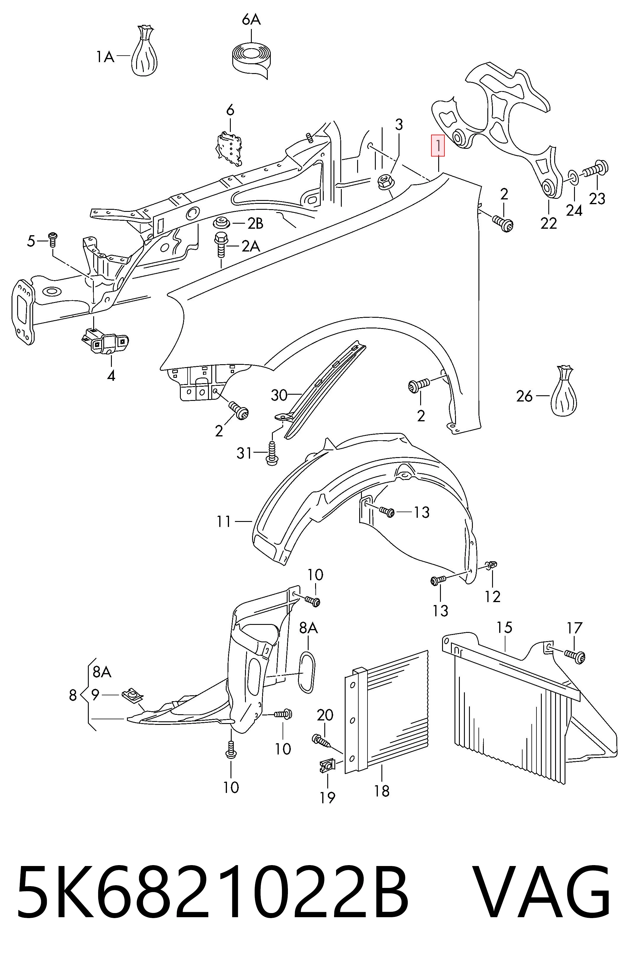 5K6821022B VAG