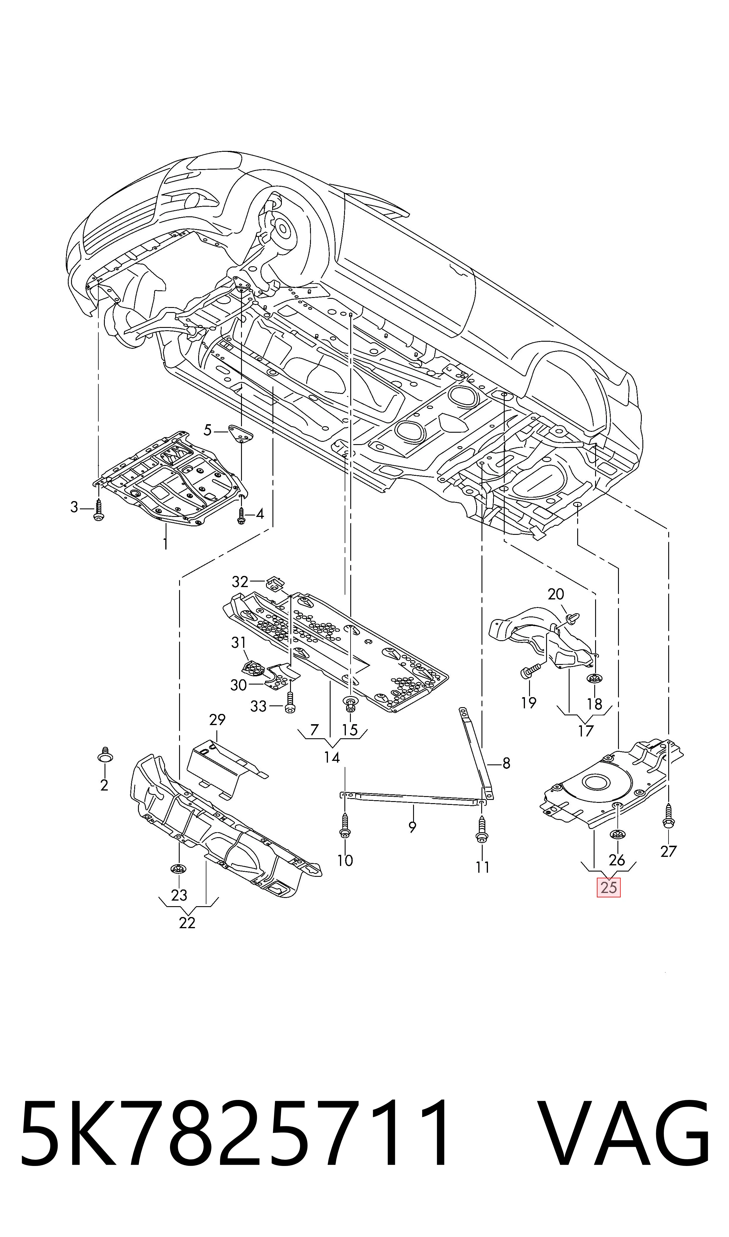 5K7825711 VAG