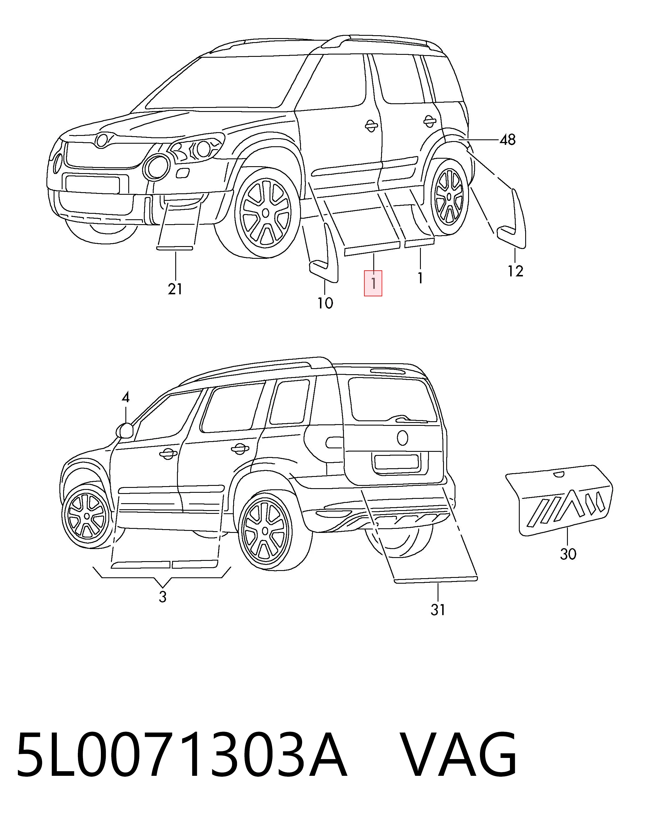 5L0071303A VAG