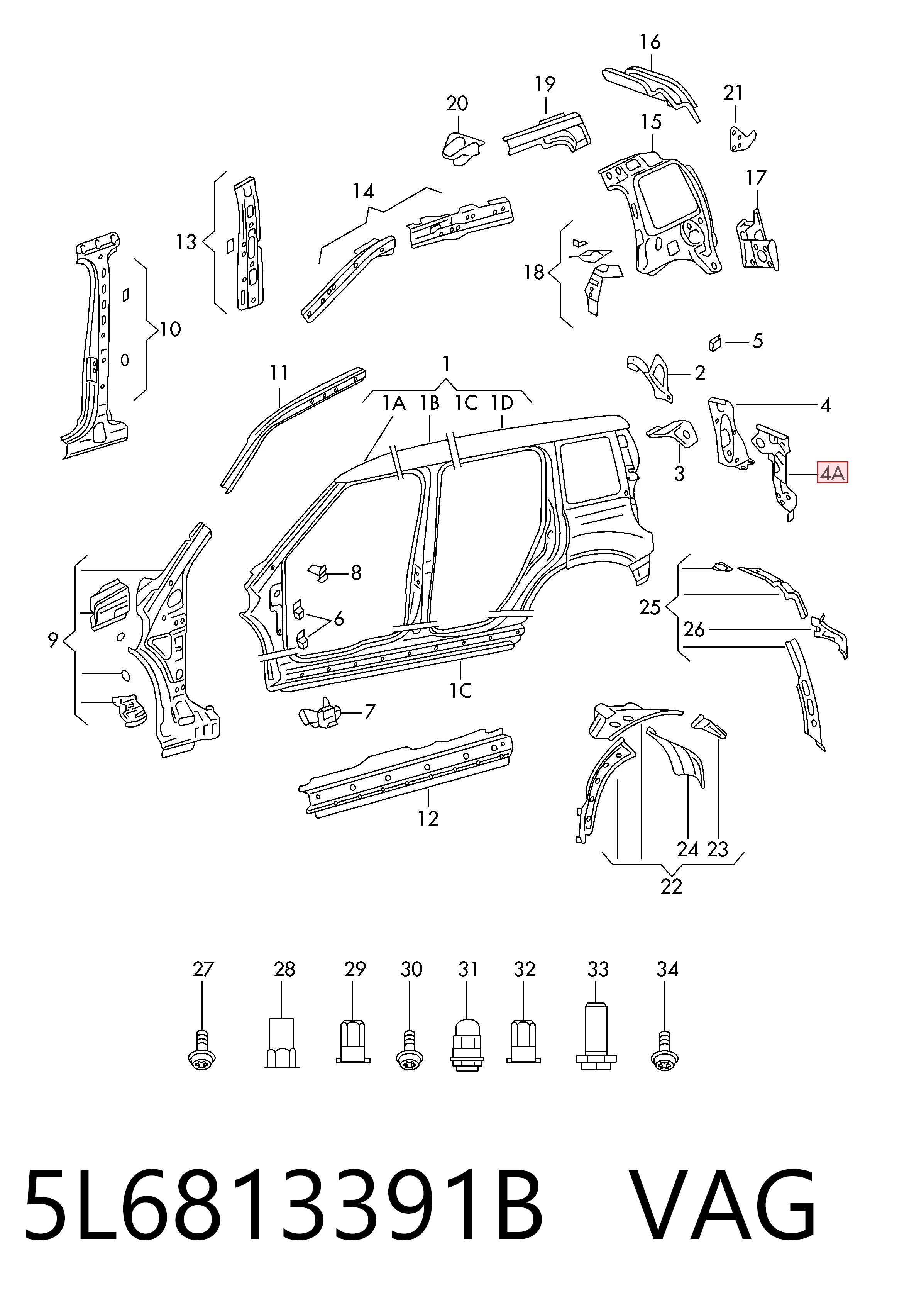 VAG 5L6813391B precio, desde 38,33 EUR