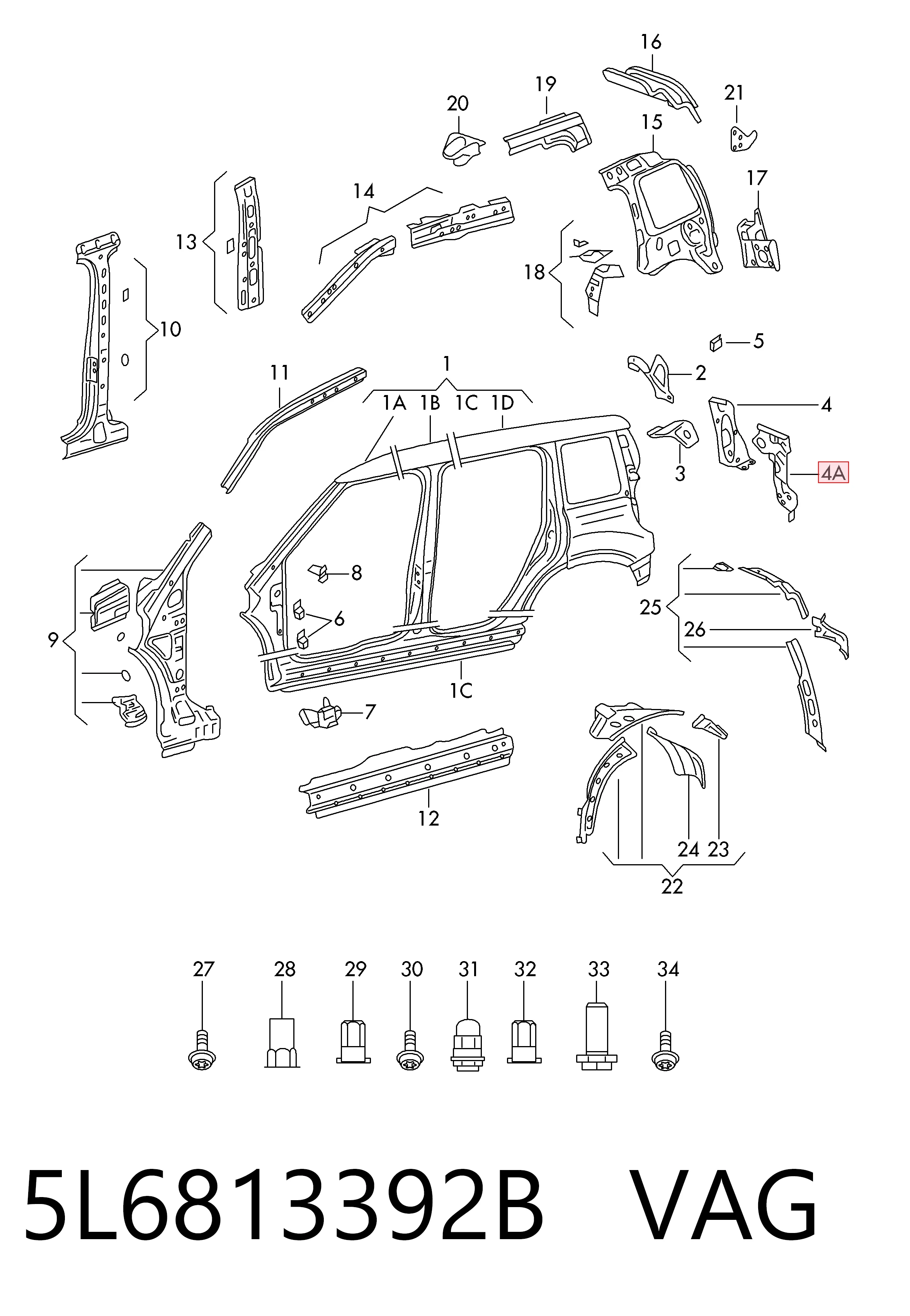  VAG 5L6813392B precio, desde 38,33 EUR
