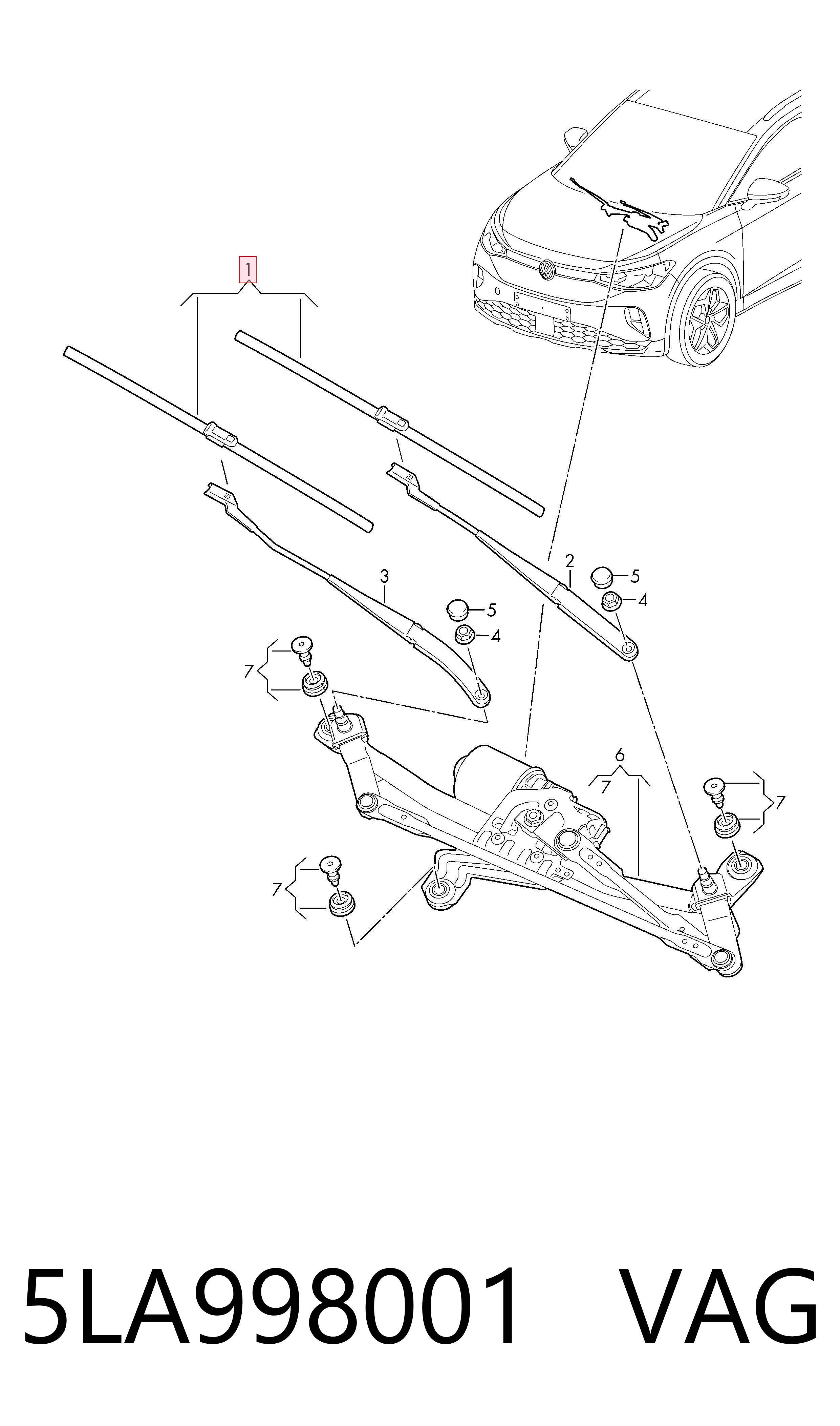 5LA998001 VAG