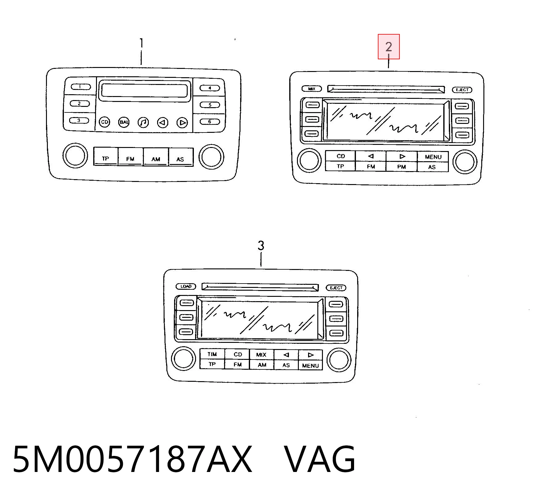5M0057187AX VAG